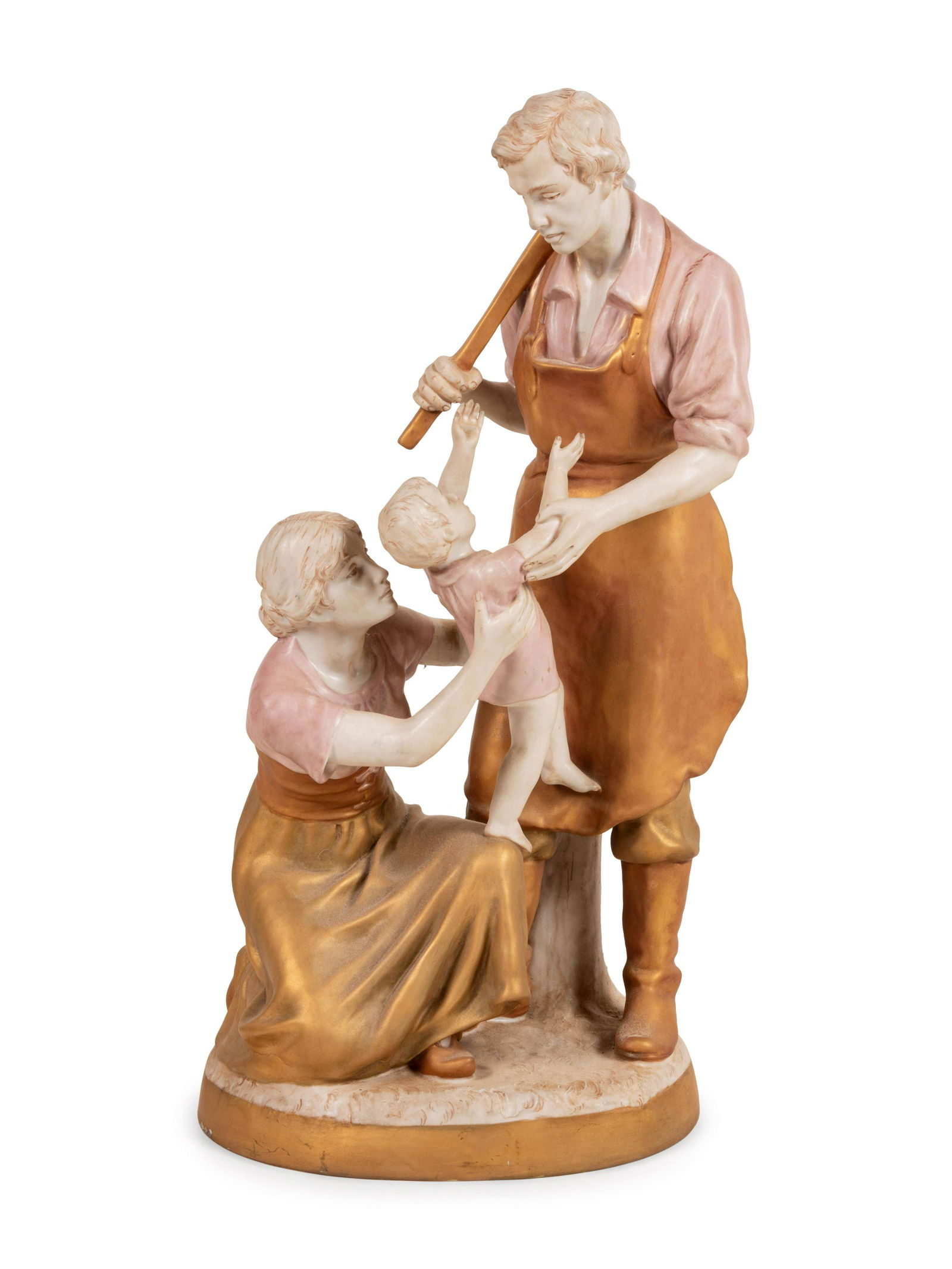 A Large Royal Dux Porcelain Figural Group (1 of 4)