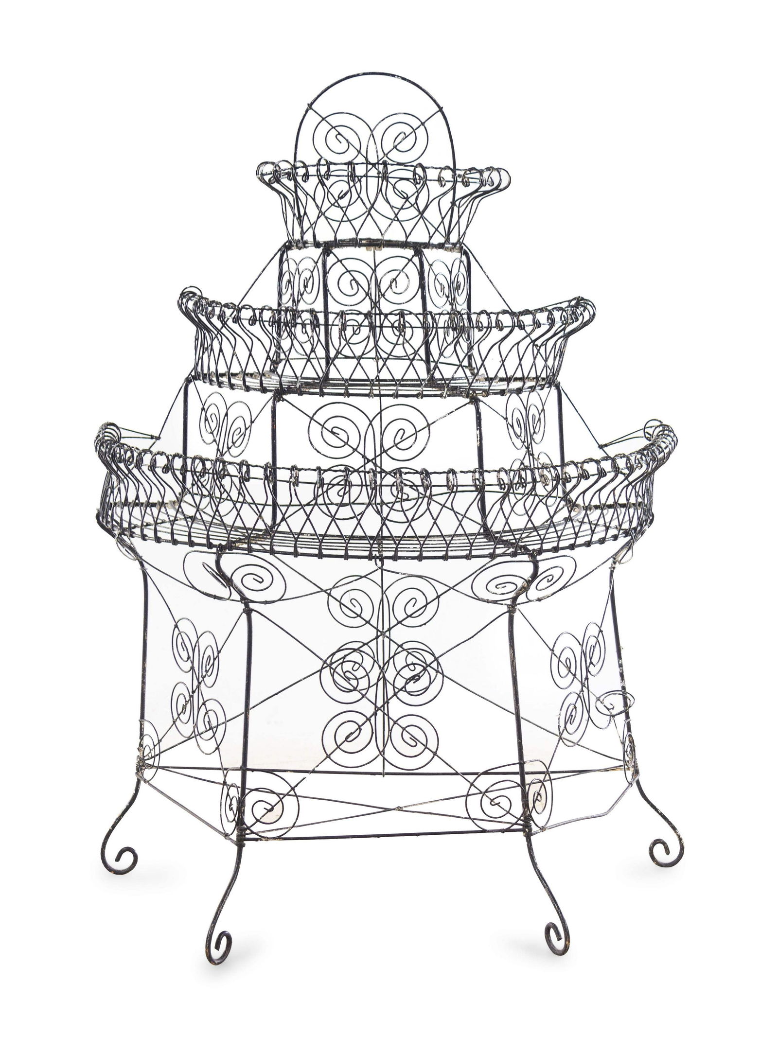 A Victorian Wirework Plant Stand (1 of 2)