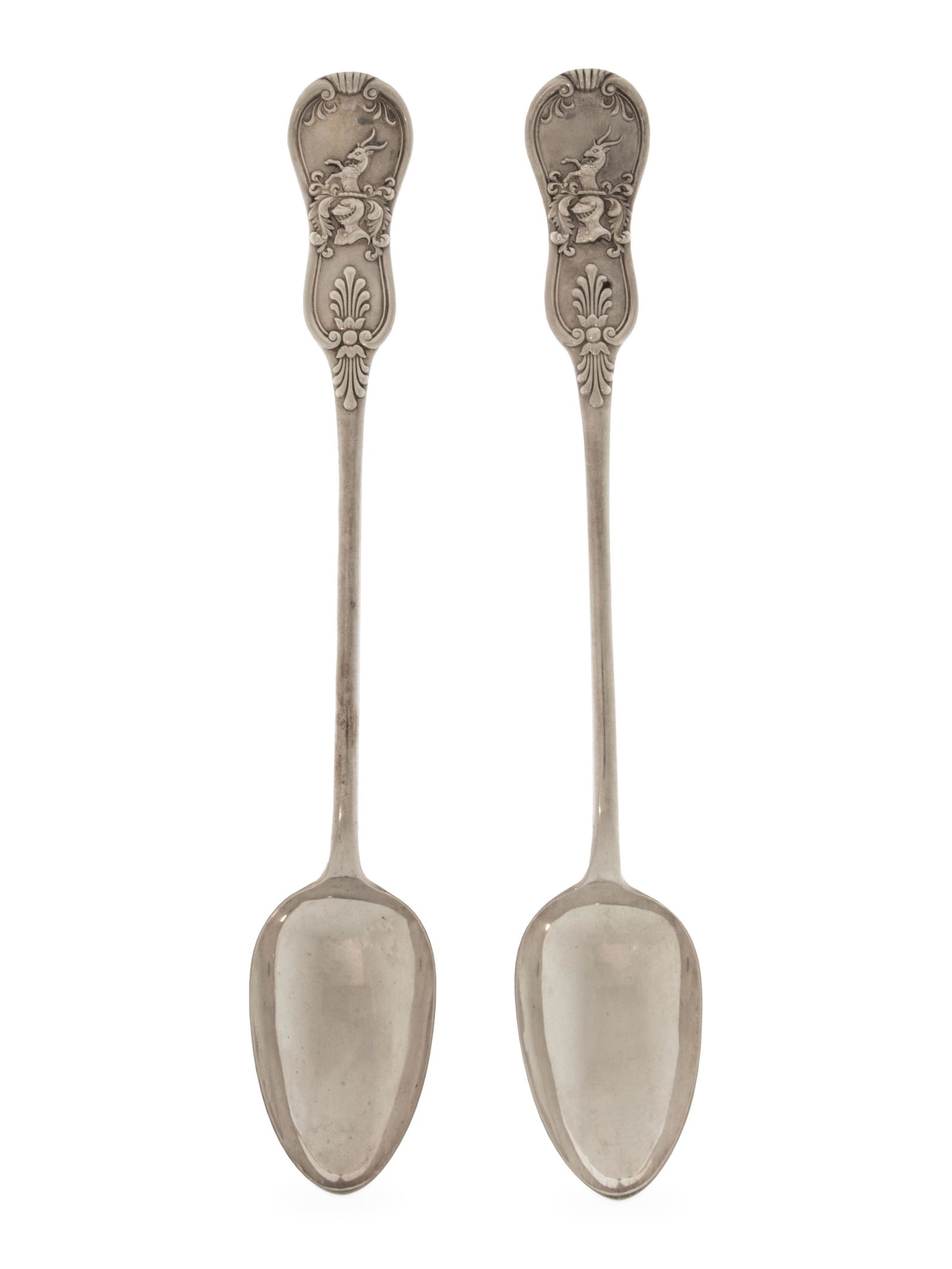 A Pair of Scottish William IV Silver Serving Spoons (1 of 3)