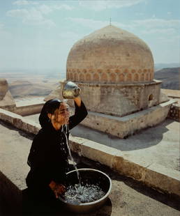 Shirin Neshat (Iranian, b. 1957) Water over Head from: Shirin Neshat (Iranian, b. 1957) Water over Head from Soliloquy Series, 1999 c-print signed, titled, dated and numbered 6/10 (verso) 24 x 20 inches. Provenance: Barbara Gladstone Gallery, New York