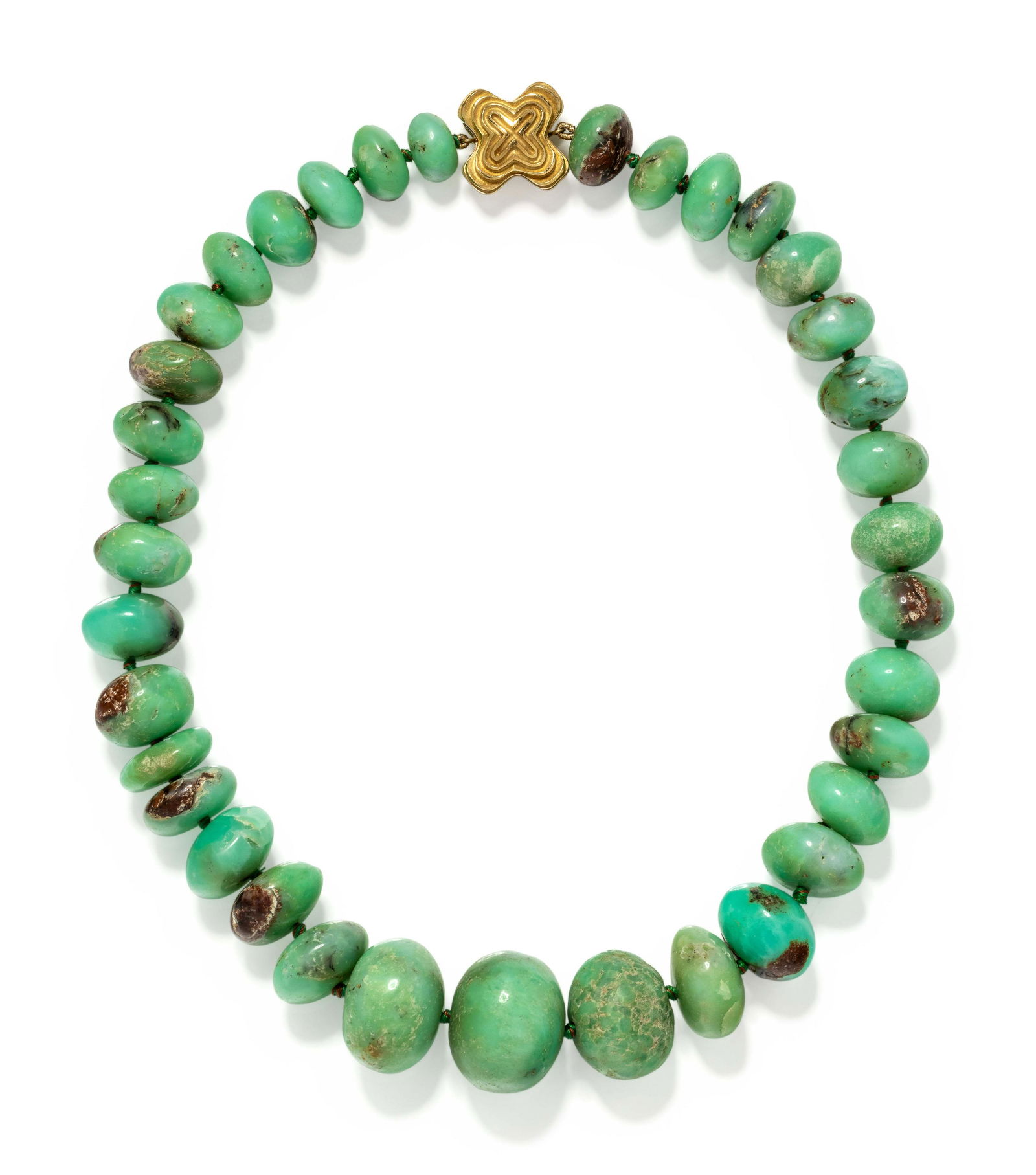 CHRISTOPHER WALLING, CHRYSOPRASE BEAD NECKLACE (1 of 2)