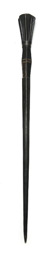 A South African Hardwood and Silver Mounted Ceremo