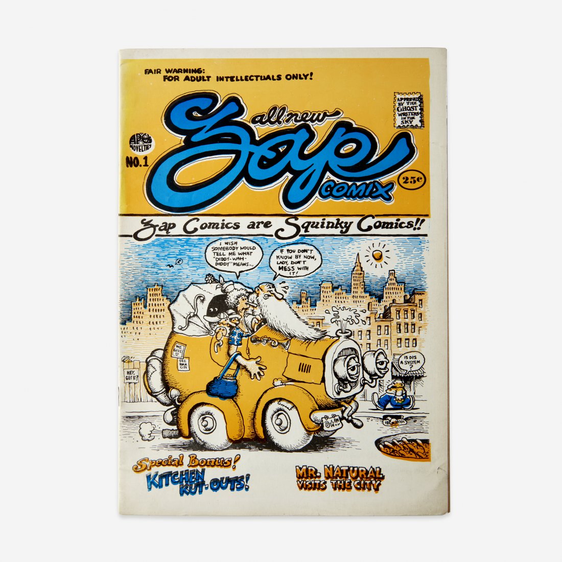 [Counter-Culture] Crumb, R(obert)., Zap Comix, No. 1 (1 of 2)