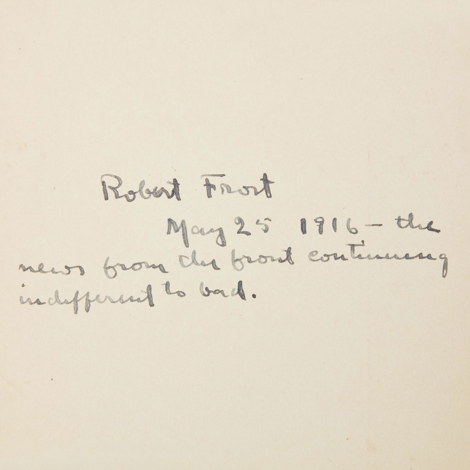 [Literature] Frost, Robert, A Boy's Will (1 of 4)