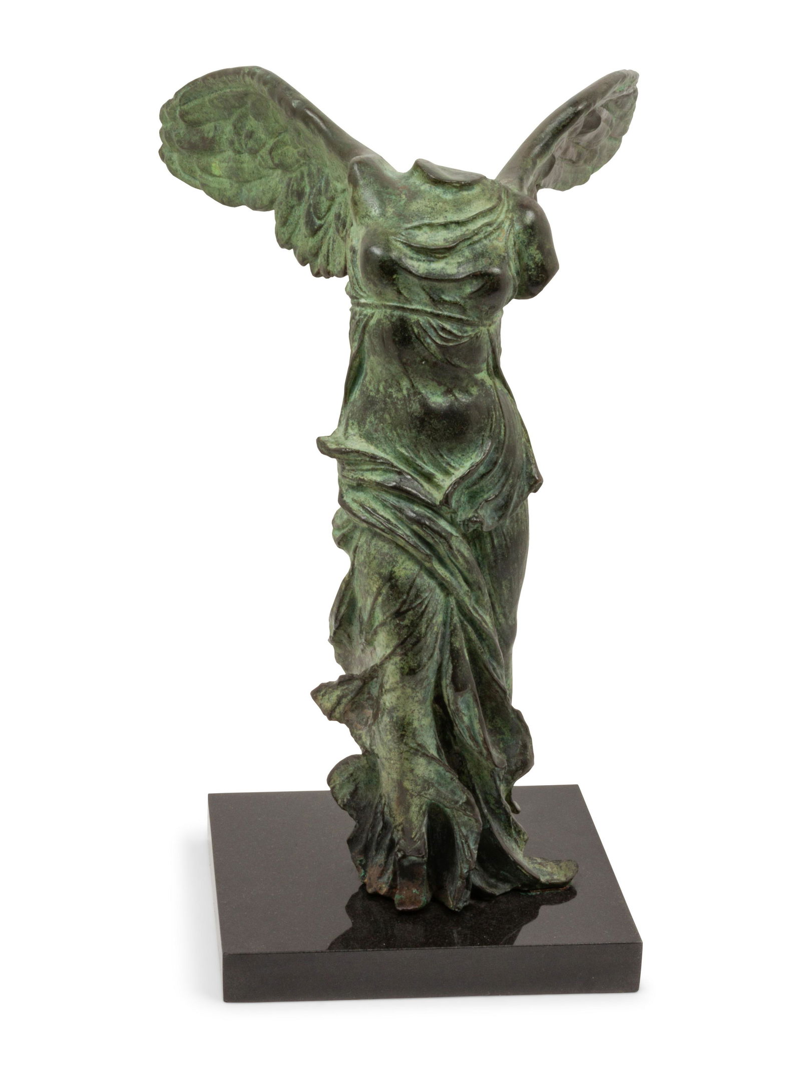 A Patinated Bronze Model of Winged Victory of (1 of 4)