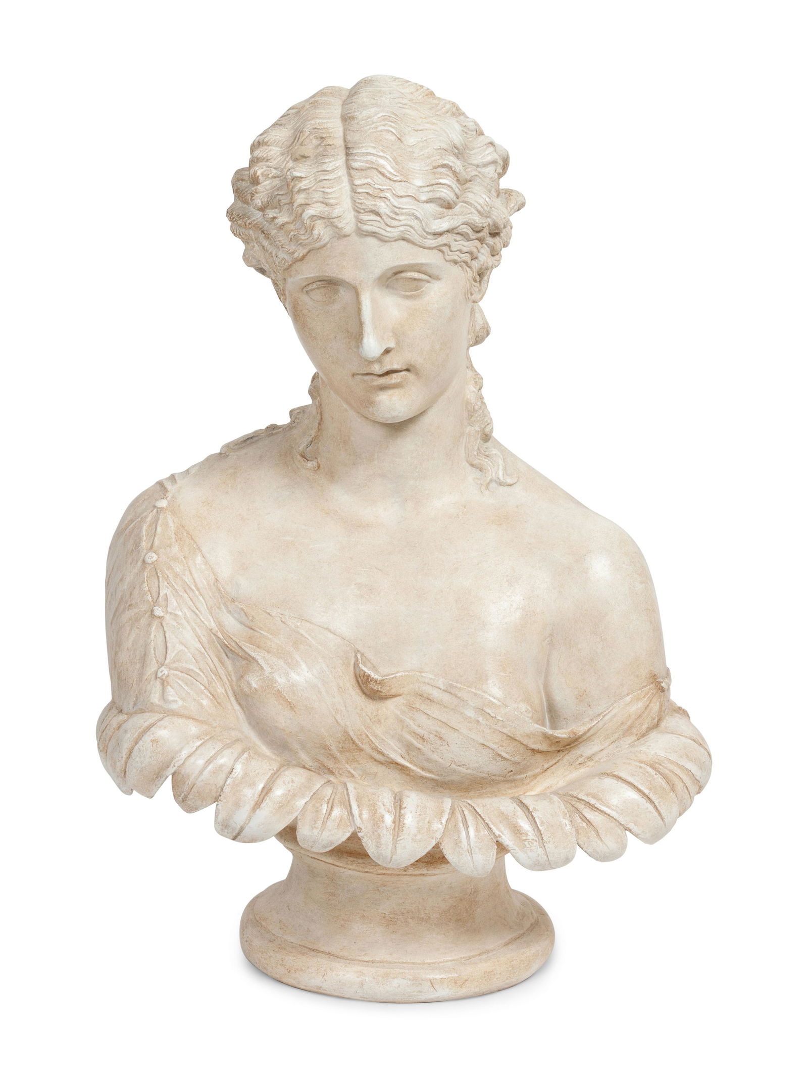 A Composition Bust of a Clytie, After the Antique (1 of 3)