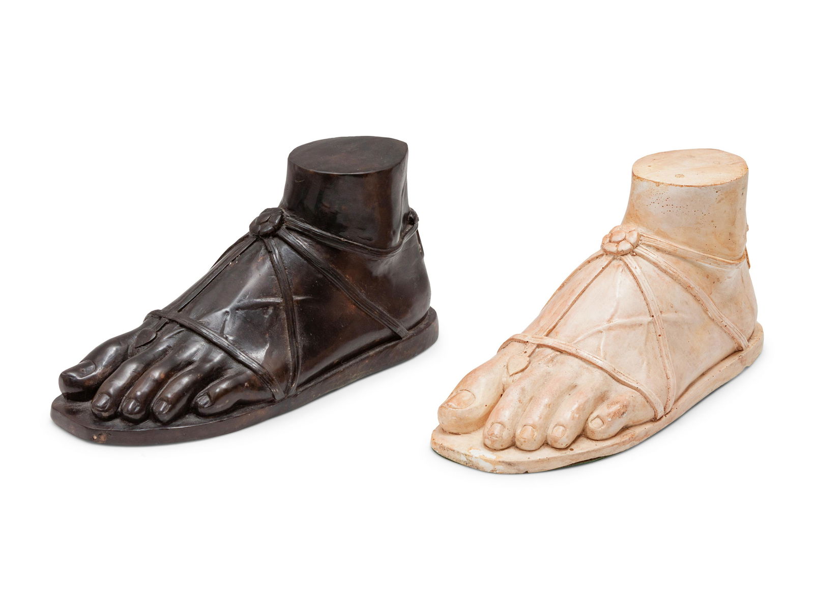 A Pair of Composition and Bronze Paw and Foot Form (1 of 5)