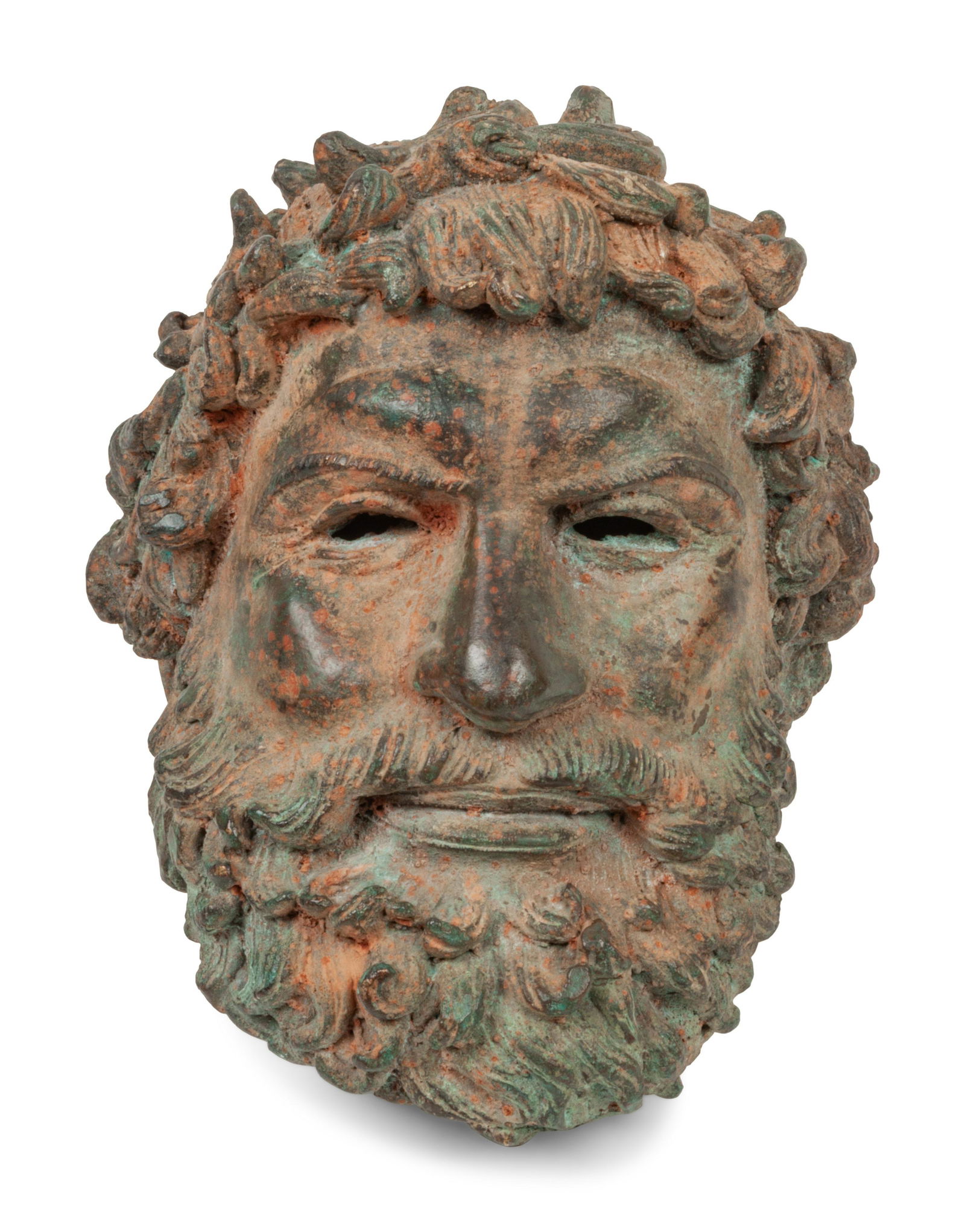 A Classical Style Bronze Head of Zeus, After the (1 of 4)