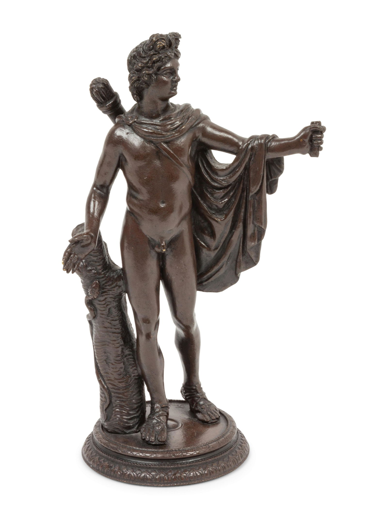 An Italian Bronze Model of the Apollo Belvedere Height (1 of 2)