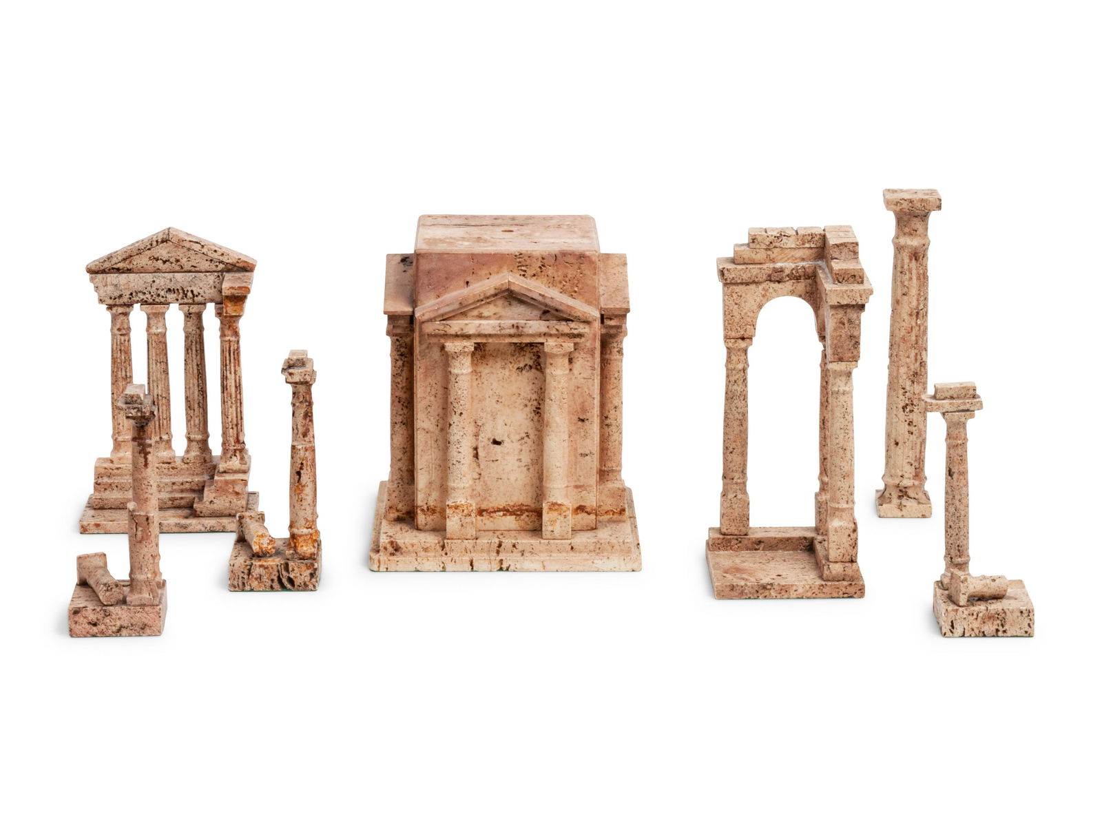 A Group of Composition Grand Tour Temple Ruins Largest (1 of 2)