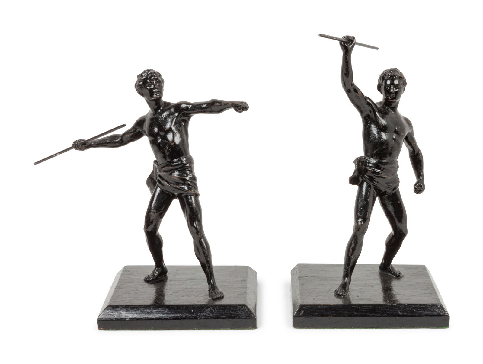 Two Grand Tour Style Patinated Spelter Models of (1 of 3)