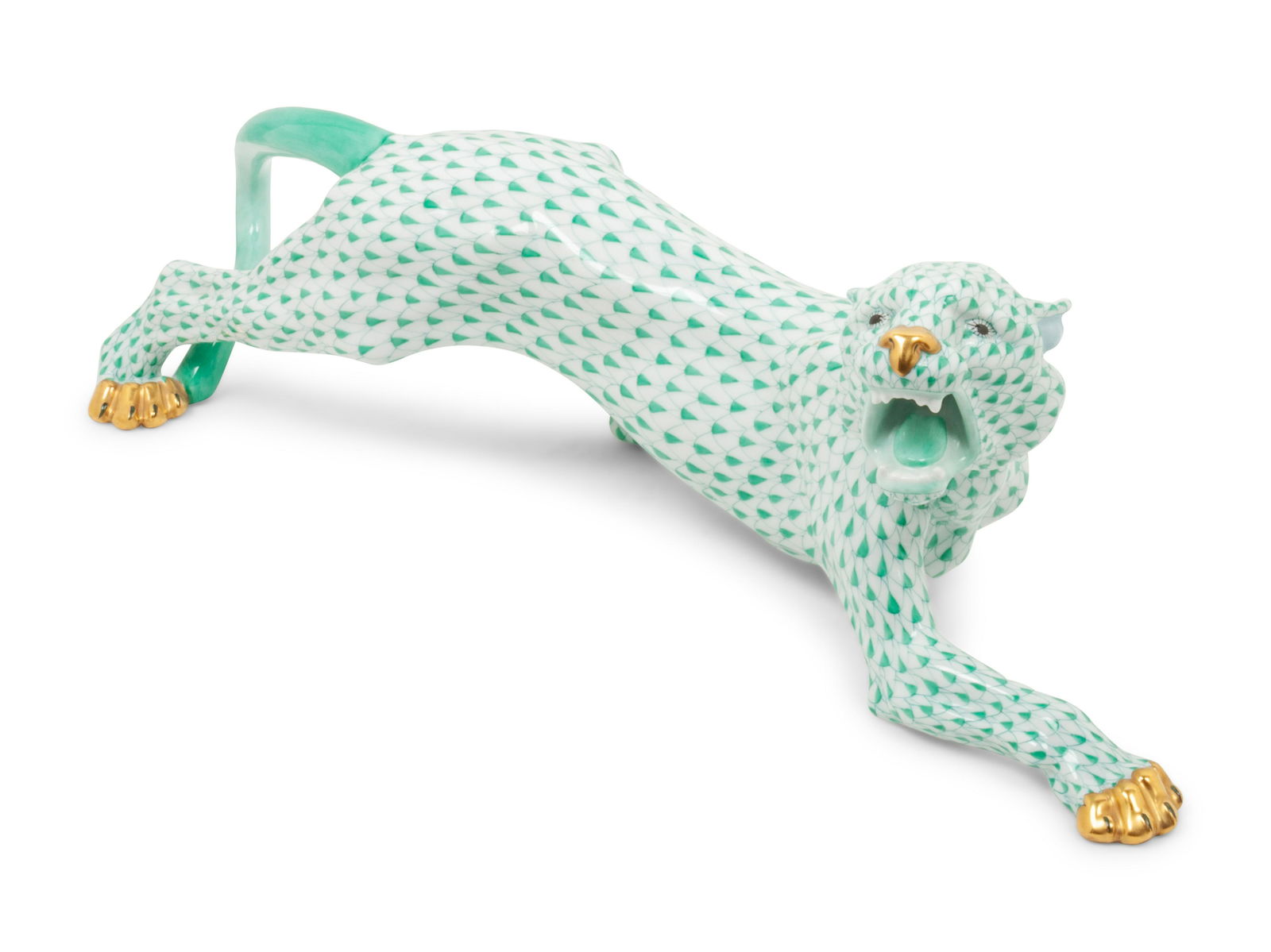 A Herend Porcelain Figure Height 5 3/4 x length 18 (1 of 3)