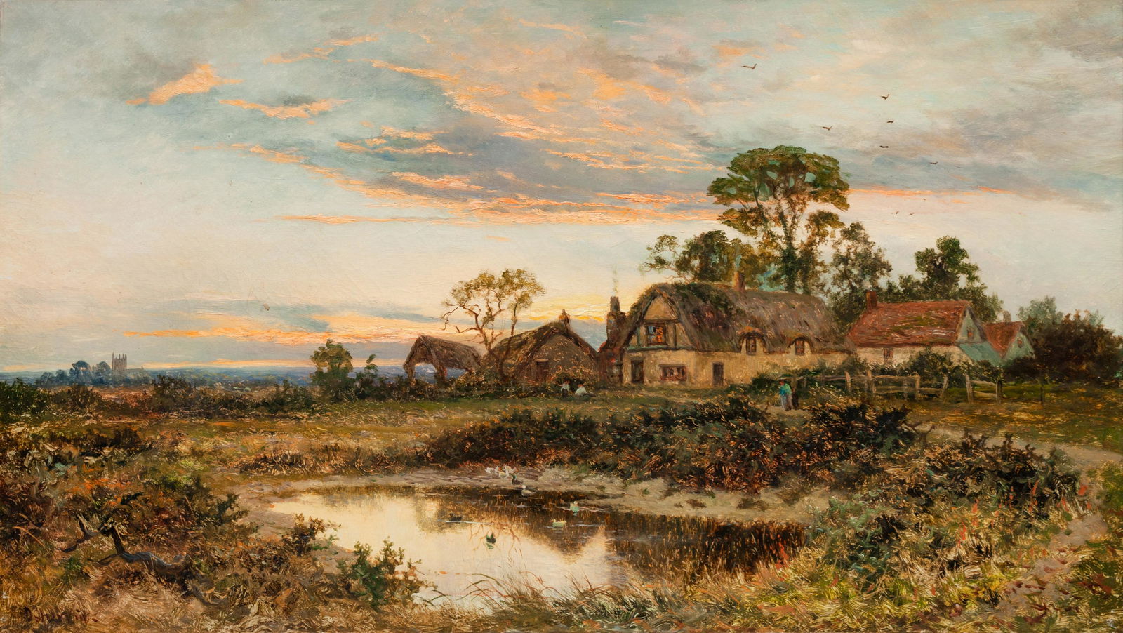 Daniel Sherrin (British, 1868-1940) Silvery Morning, (1 of 3)