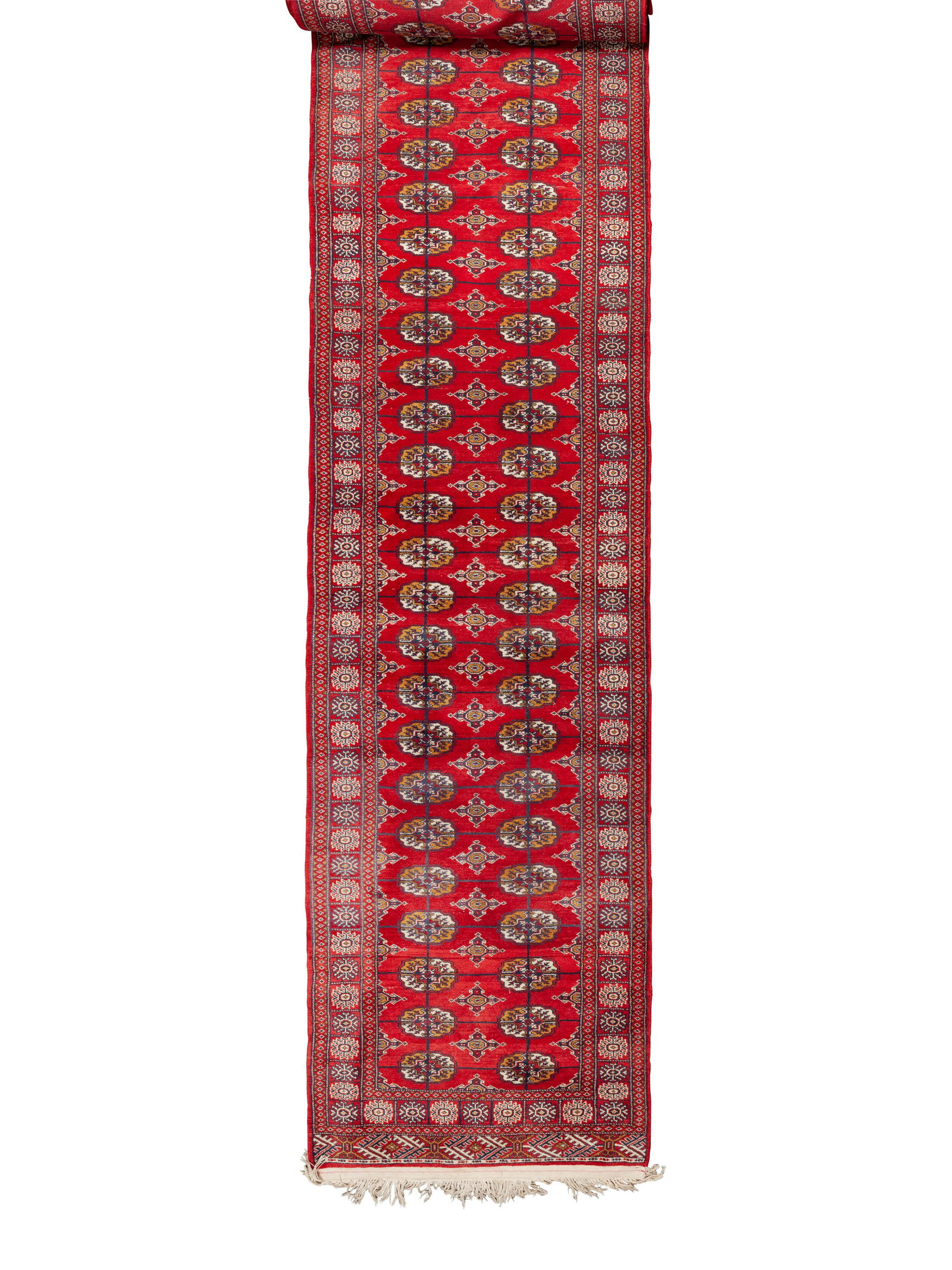 A Bokhara Wool Runner 348 x 39 inches. (1 of 1)