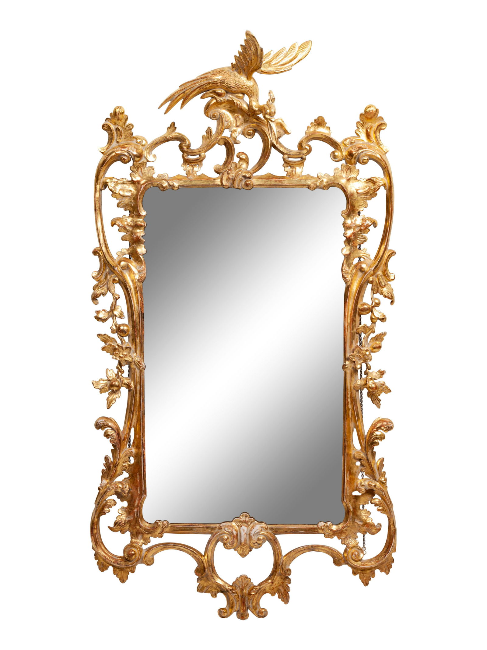 A George III Style Giltwood Mirror Height 51, width 25 (1 of 1)