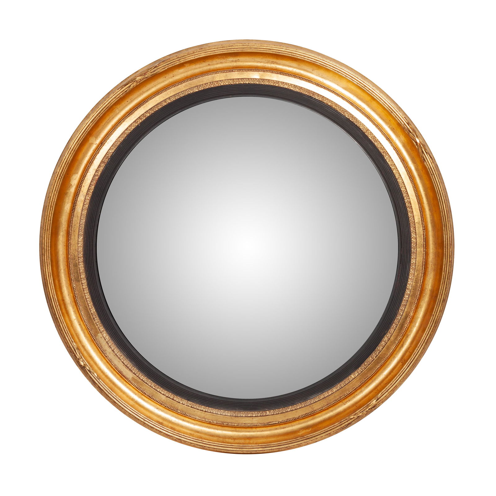 A Regency Style Giltwood Girandole Mirror Diameter 47 (1 of 1)