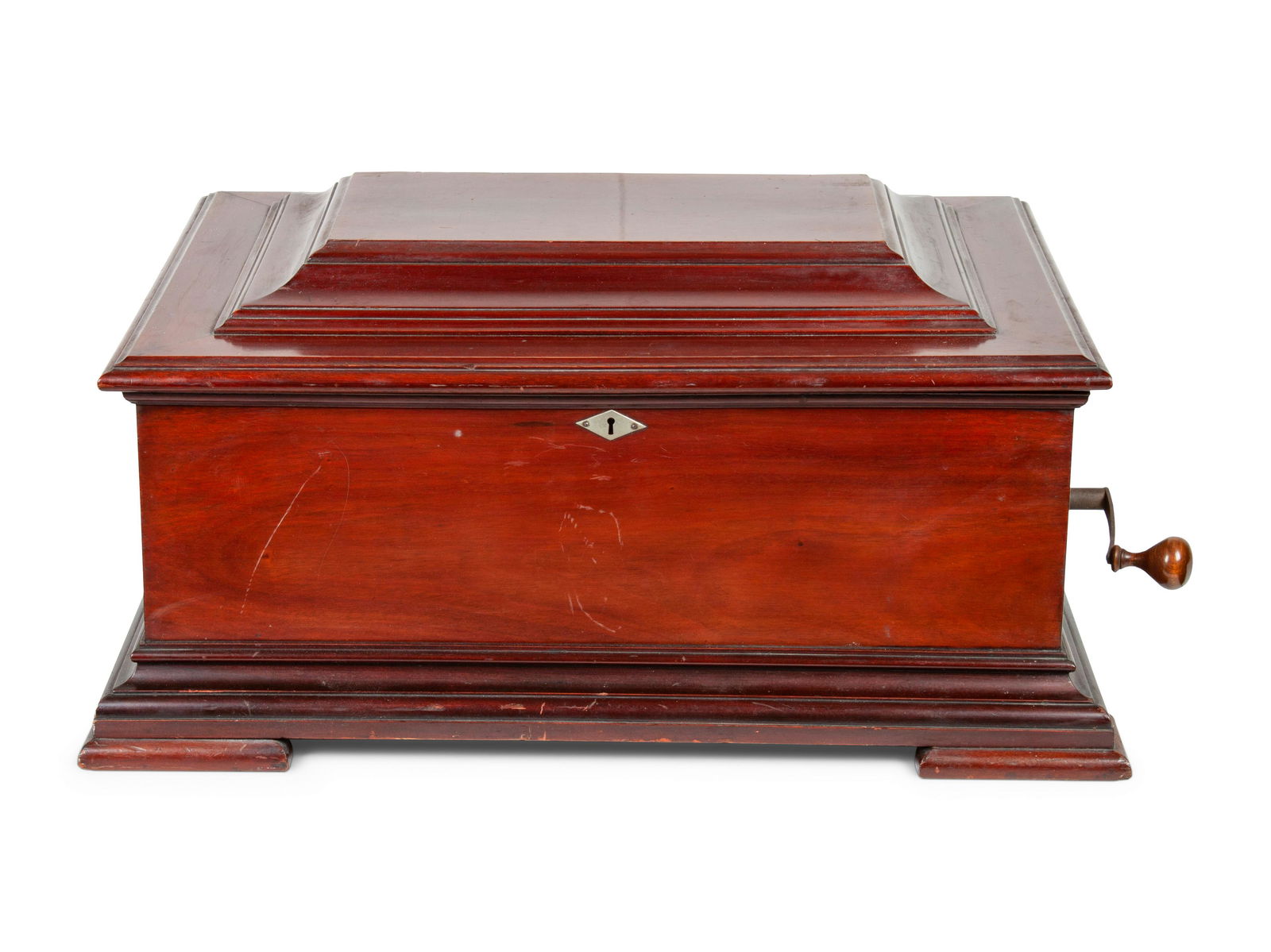 A Mira 15 1/2 Inch Disc Music Box and Seventeen Discs (1 of 4)