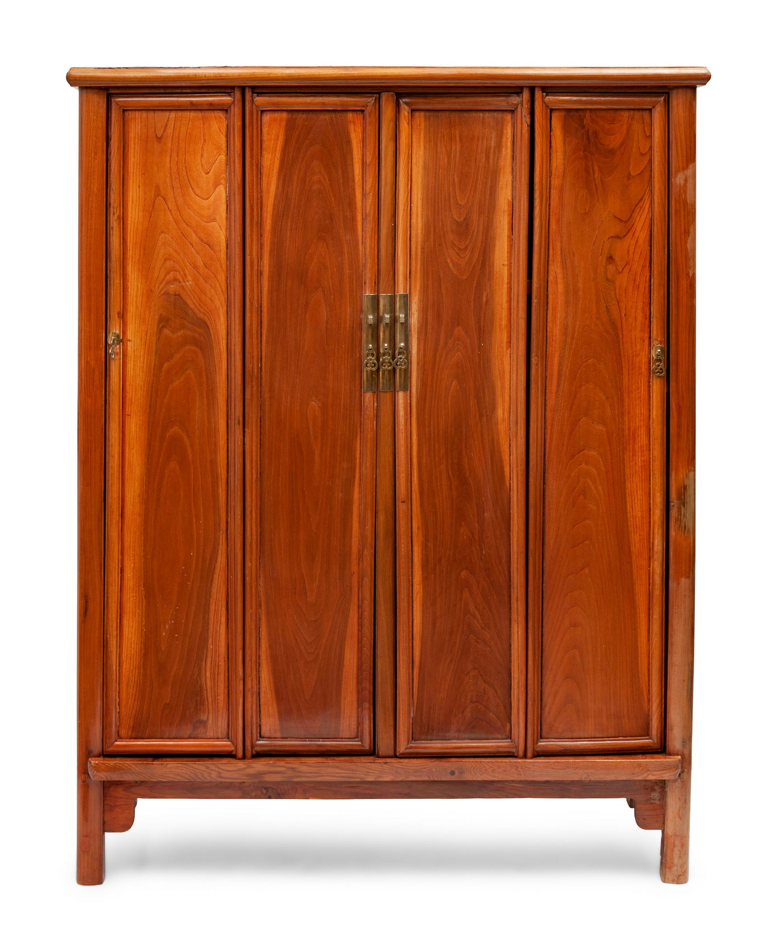 A Chinese Export Hardwood Cabinet Height 72 x Width 54 (1 of 3)