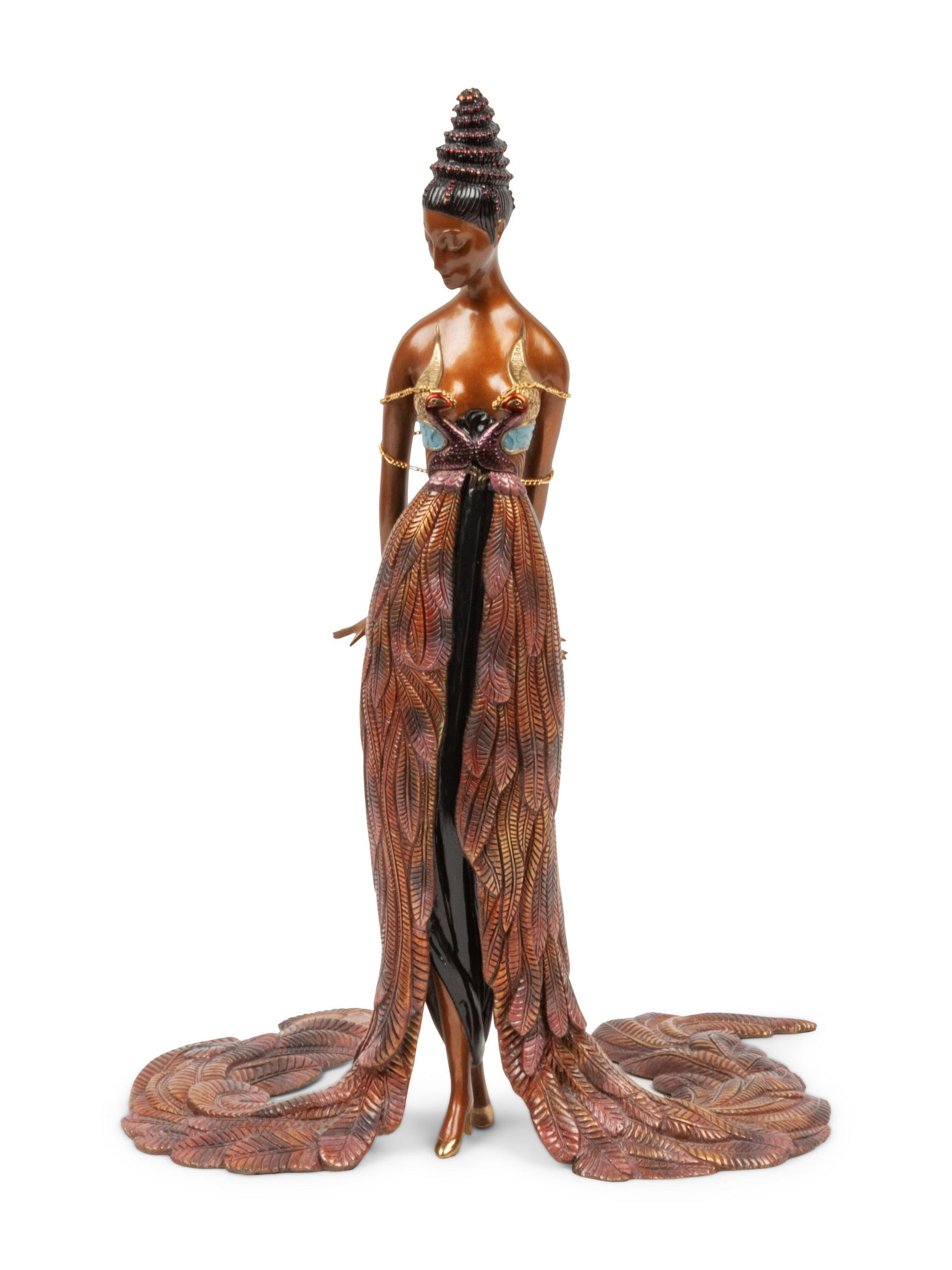 Erte, Romain de Tirtoff (Russian, 1892-1990) Feather (1 of 4)