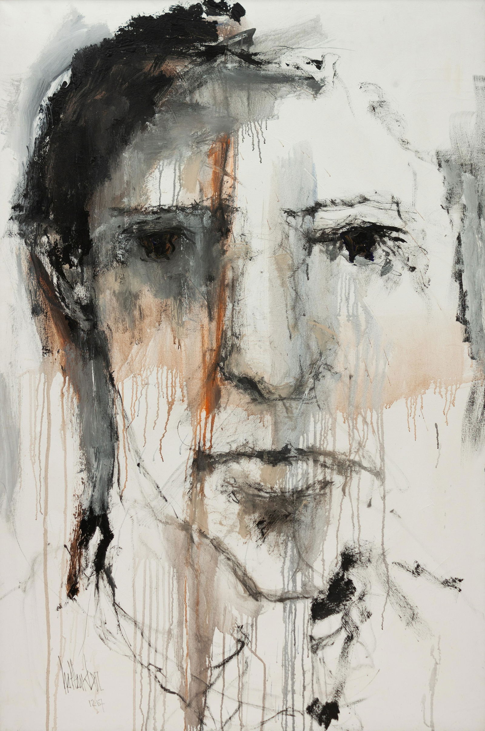 Gino Hollander (American, 1924-2015) Untitled Portrait, (1 of 3)