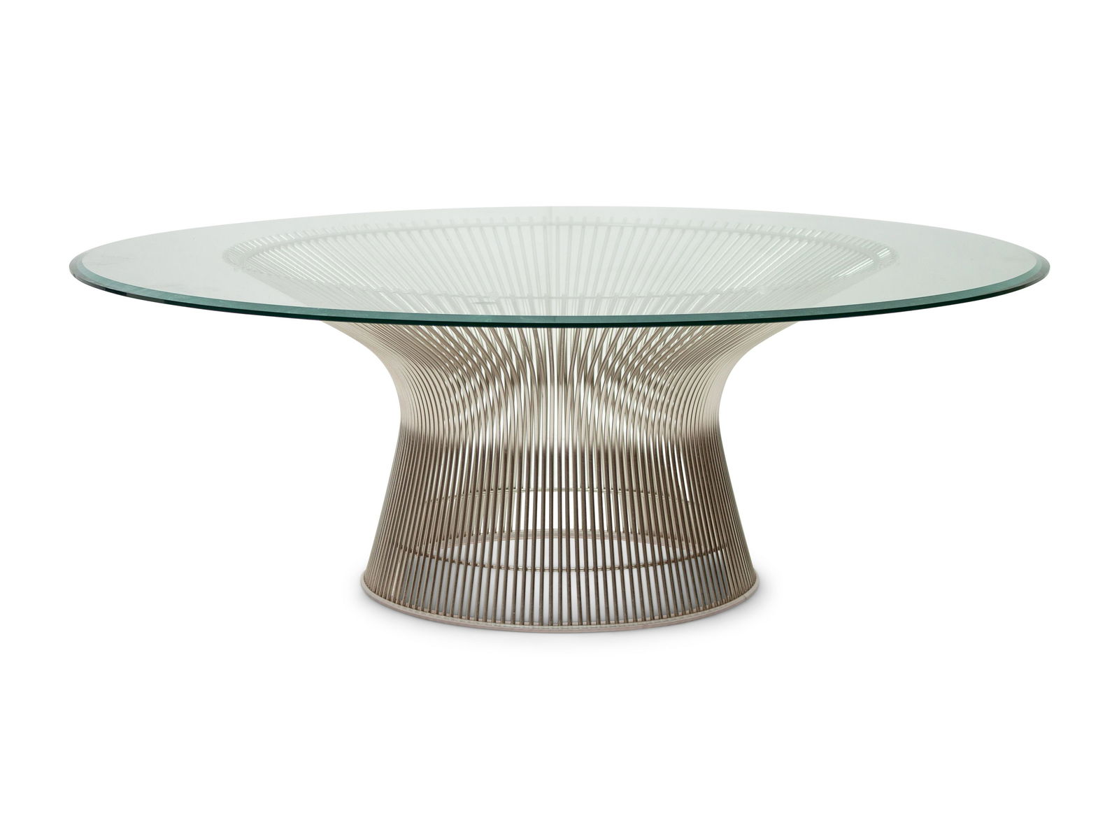 Warren Platner (American, 1919-2006) Coffee table: Warren Platner(American, 1919-2006)Coffee tableHeight 14 1/4 x diameter 42 inches.
