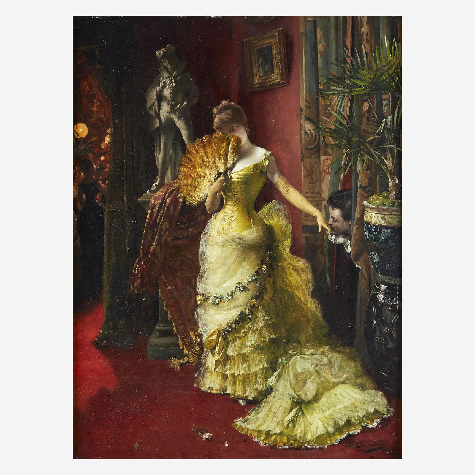 Evariste Carpentier (Belgian, 1845Â–1922), , Un Témoin (1 of 2)