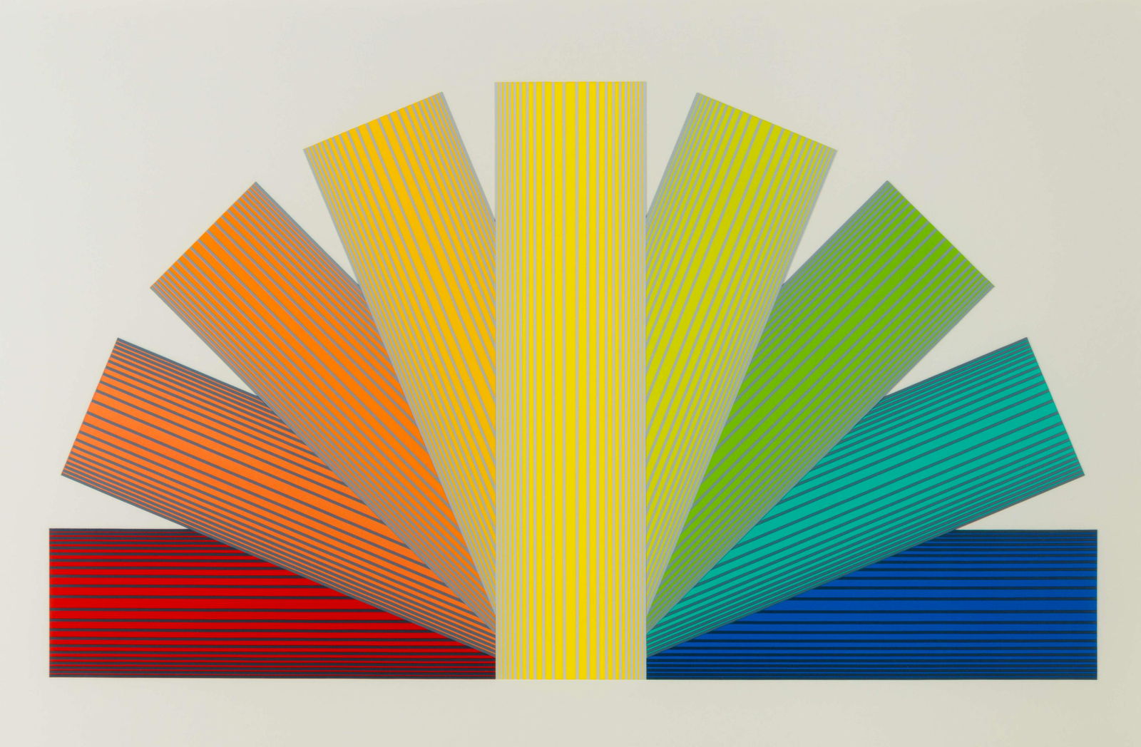 Richard Anuszkiewicz (American, 1930-2020) Grey Tinted (1 of 6)