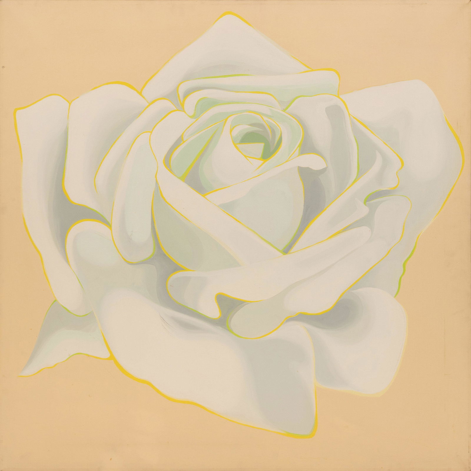 Lowell Nesbitt (American, 1933-1993) White Rose, 1964 (1 of 4)