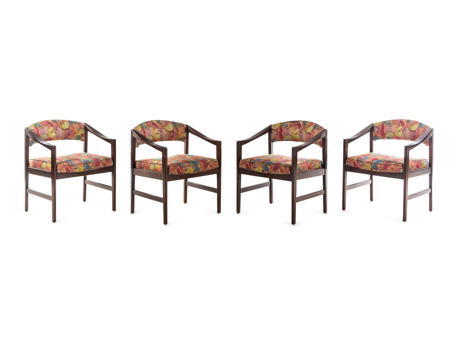 Dunbar American, Mid 20th Century Set of Four Armchairs (1 of 3)