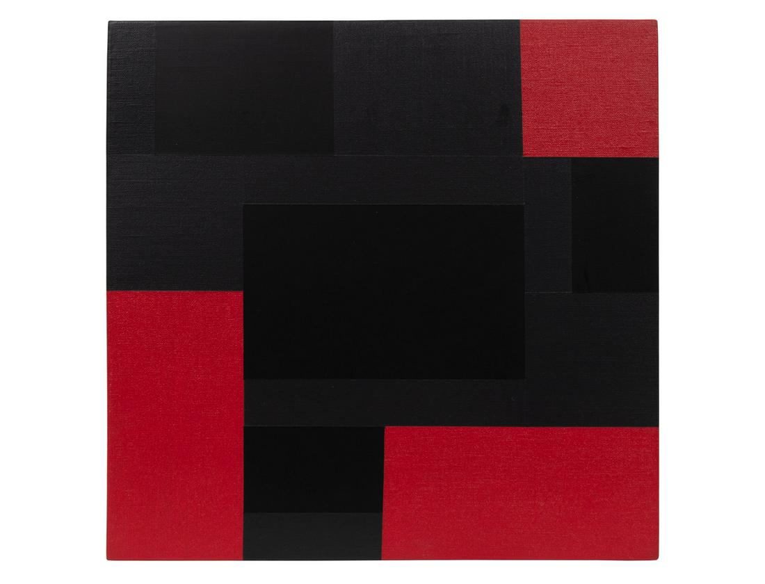 Charles Bezie (French, b. 1934) No. 1039, 1997: Charles Bezie (French, b. 1934) No. 1039, 1997 acrylic on canvas laid to panel signed Bezie, dated, titled, and stamped (verso) 15 3/4 x 15 3/4 inches. Provenance: Galerie Lahumiere, Paris Property fr