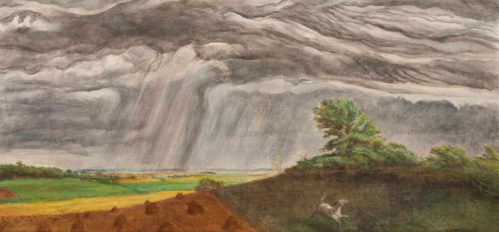 William Ashby McCloy (American, 1913-2001) Storm, 1940 (1 of 2)
