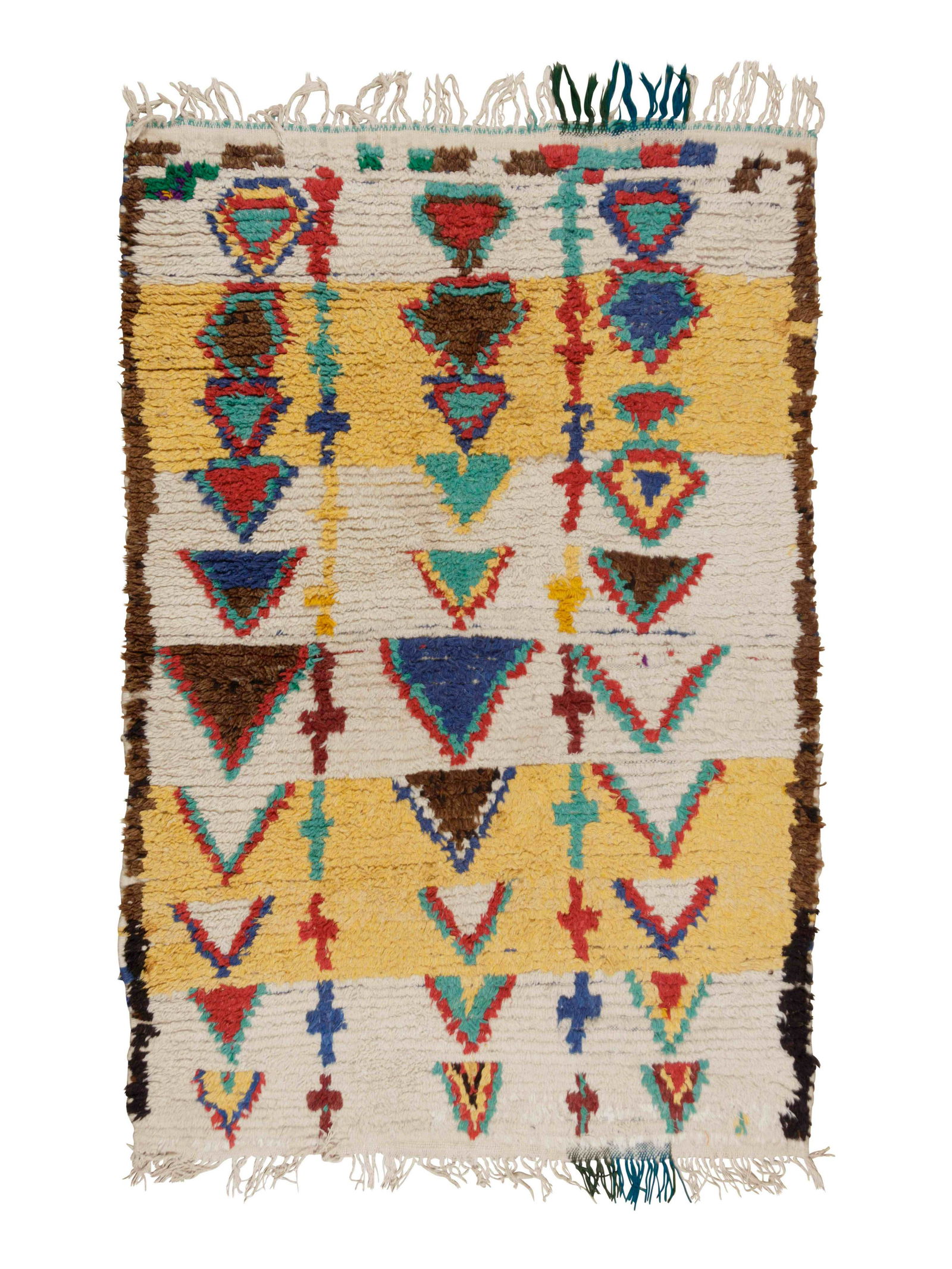 Moroccan Late 20th Century Berber Azilal Rug (1 of 3)