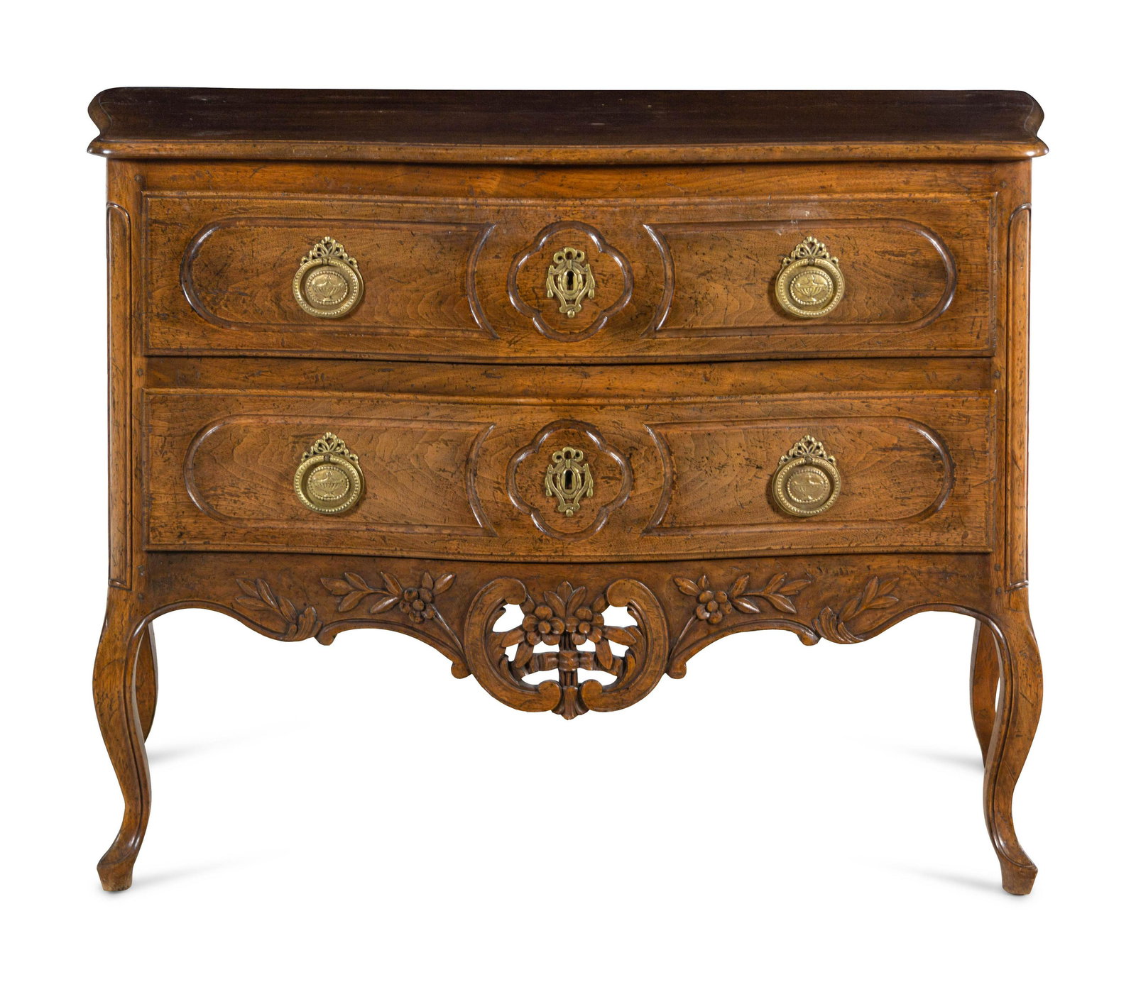 A Louis XV Style Walnut Commode (1 of 6)