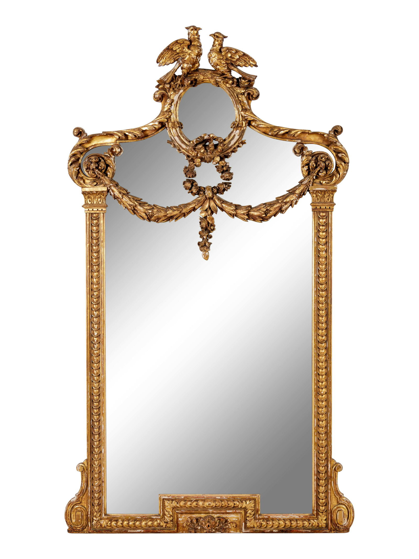 A Pair of Louis XVI Style Giltwood Pier Mirrors (1 of 8)