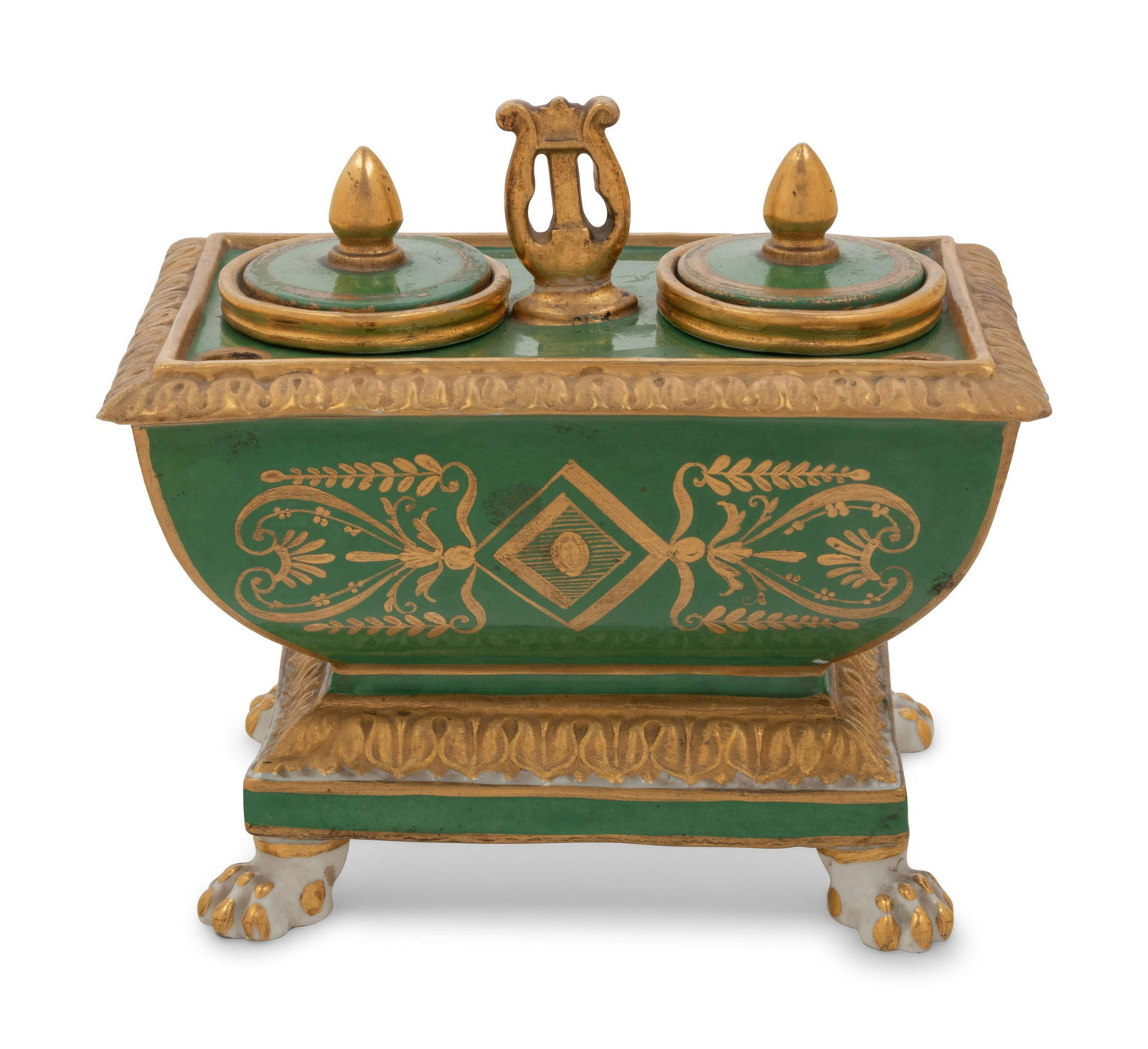 An Empire Style Paris Porcelain Inkwell (1 of 3)
