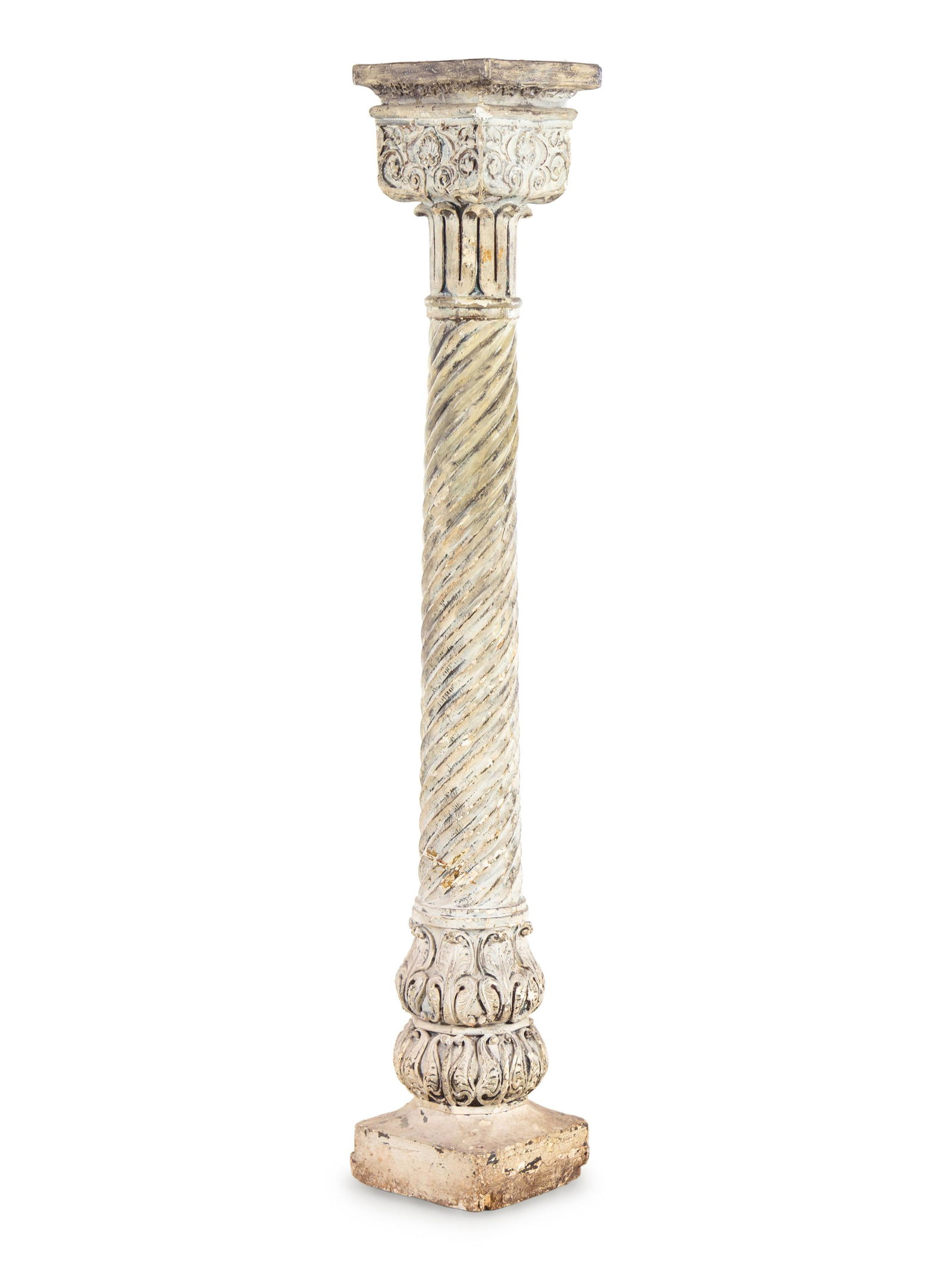 A Continental Cast Plaster Column (1 of 3)