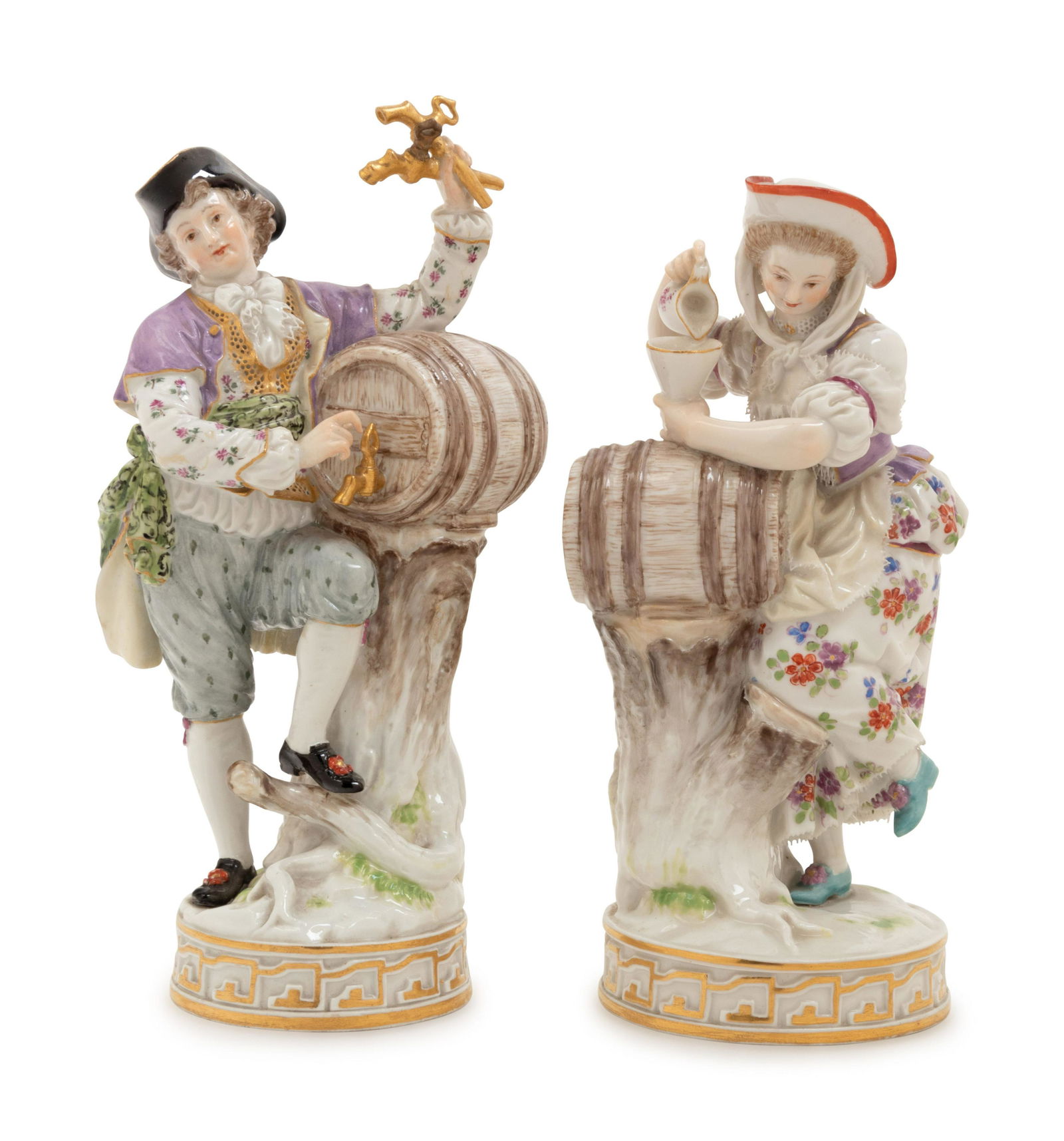Two Meissen Porcelain Figures (1 of 3)