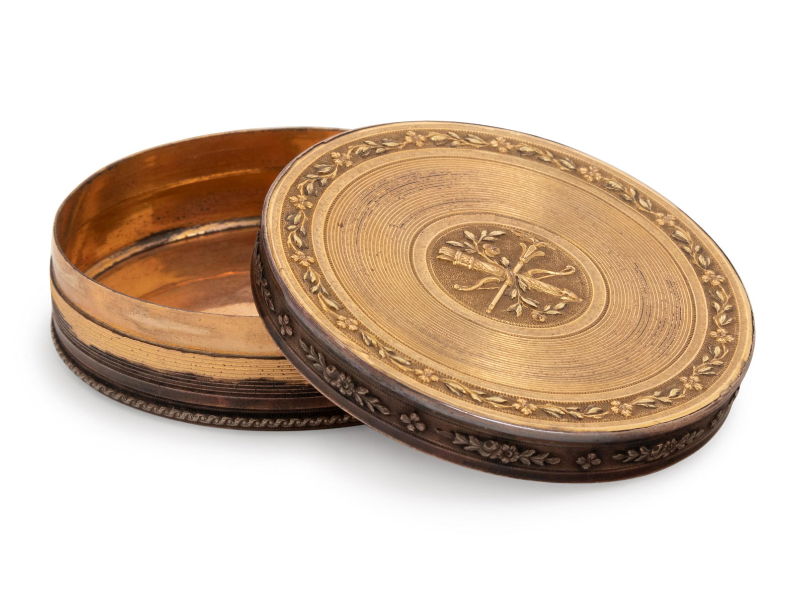 A Continental Gold-Plated Snuff Box (1 of 3)