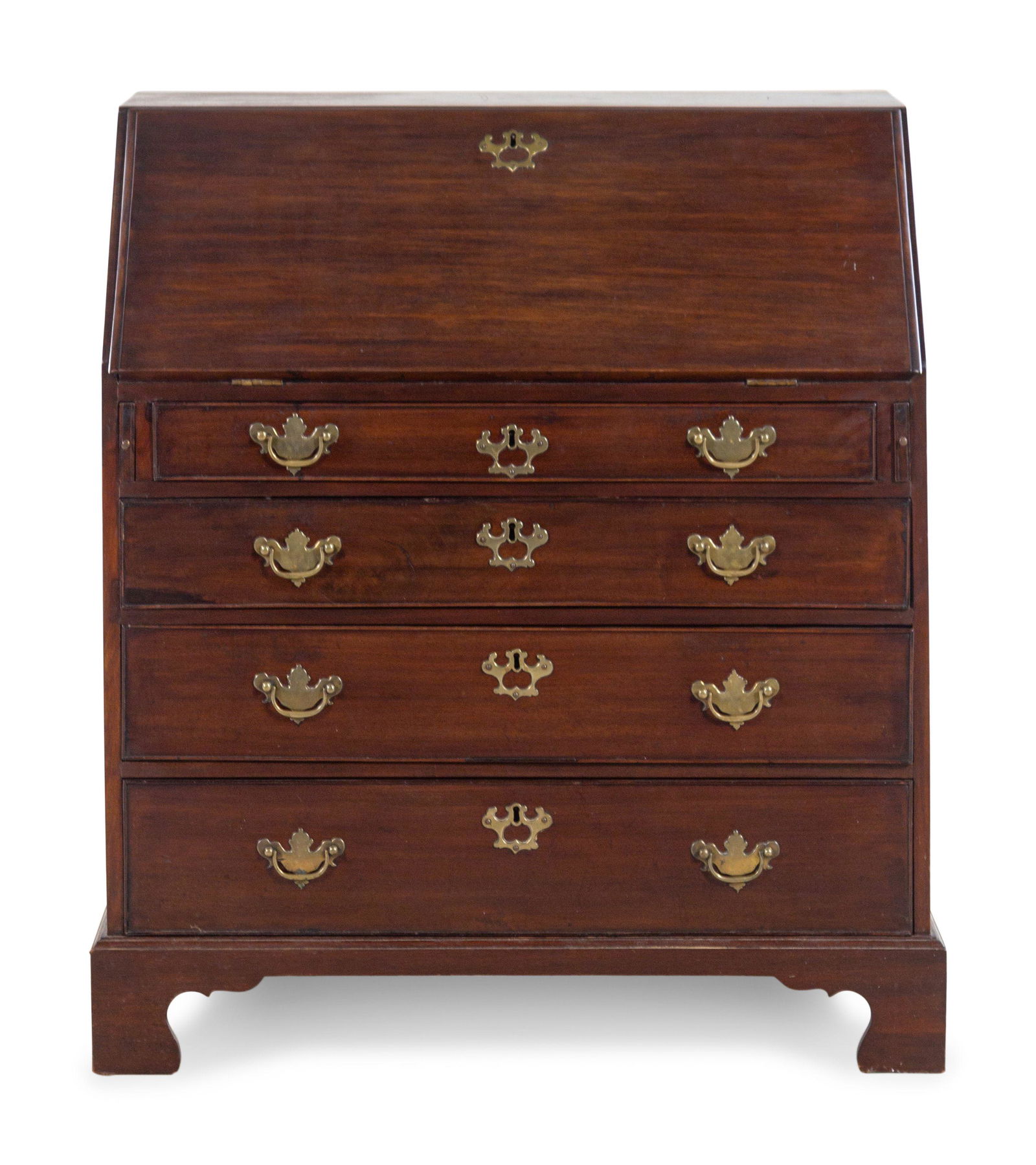 A George III Mahogany Slant-Front Desk (1 of 3)