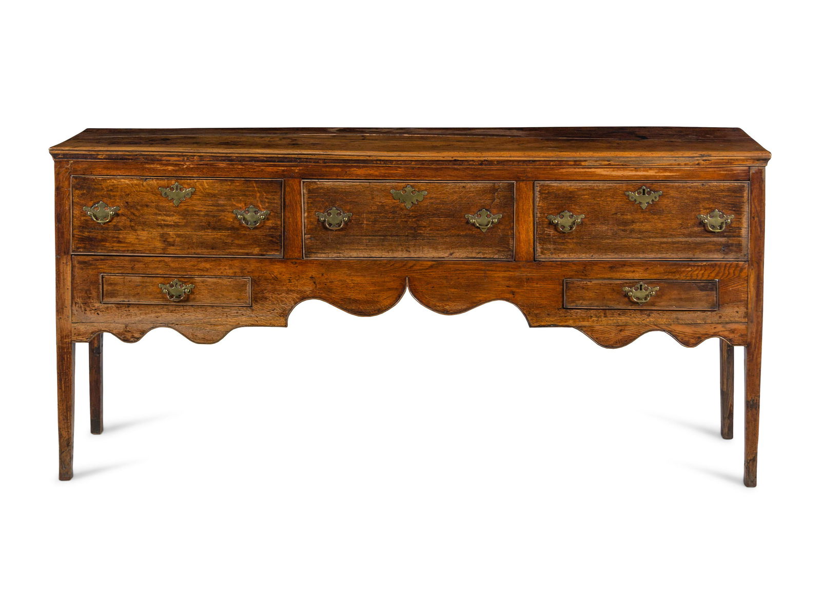 A George III Style Carved Oak Sideboard (1 of 3)