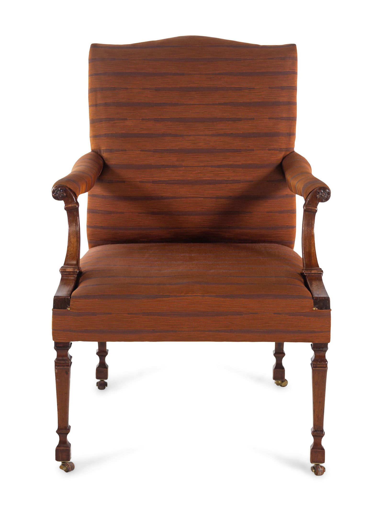 A George III Mahogany Library Chair (1 of 3)