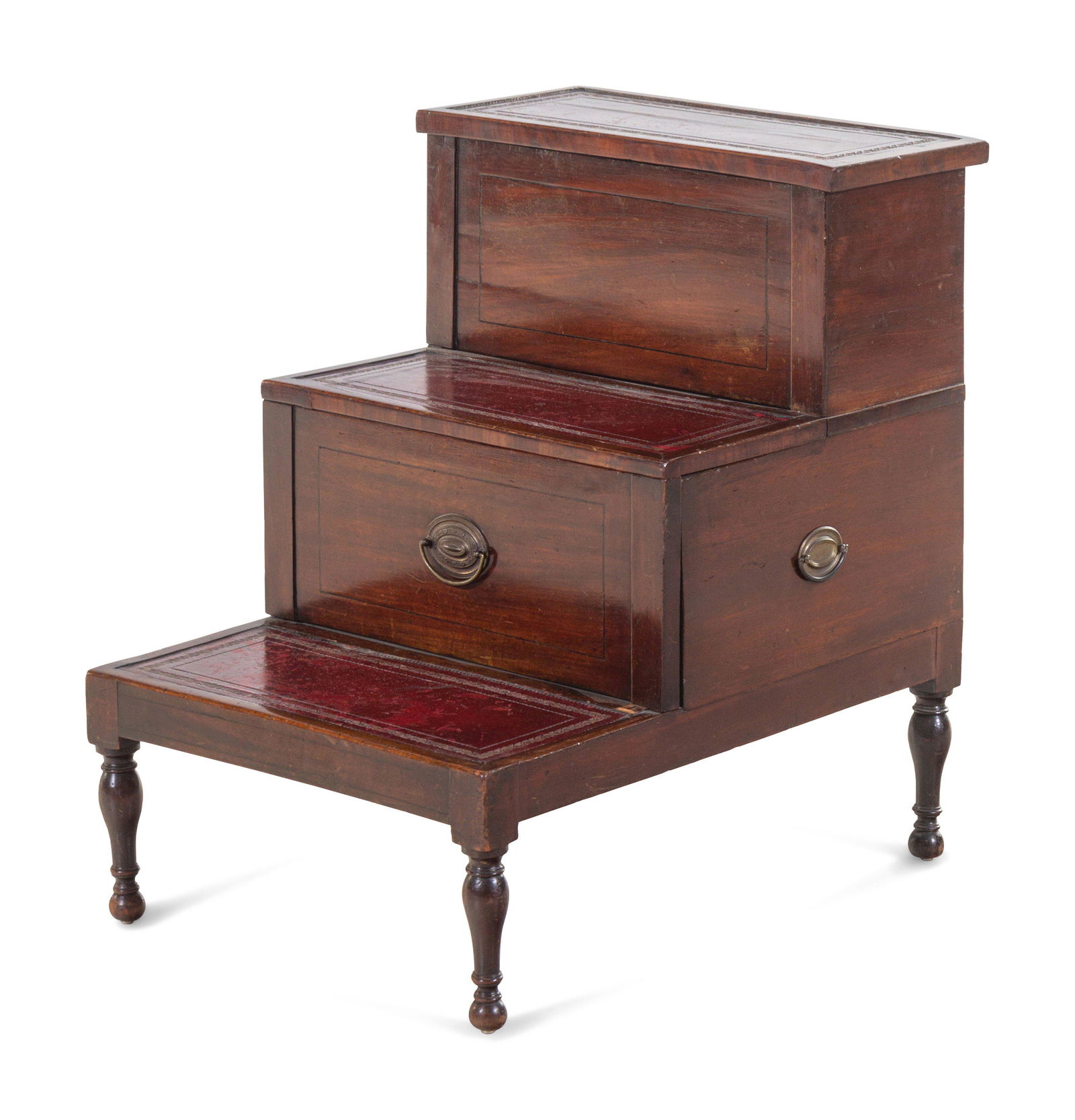 A Set of Regency Style Mahogany Bed Steps (1 of 3)