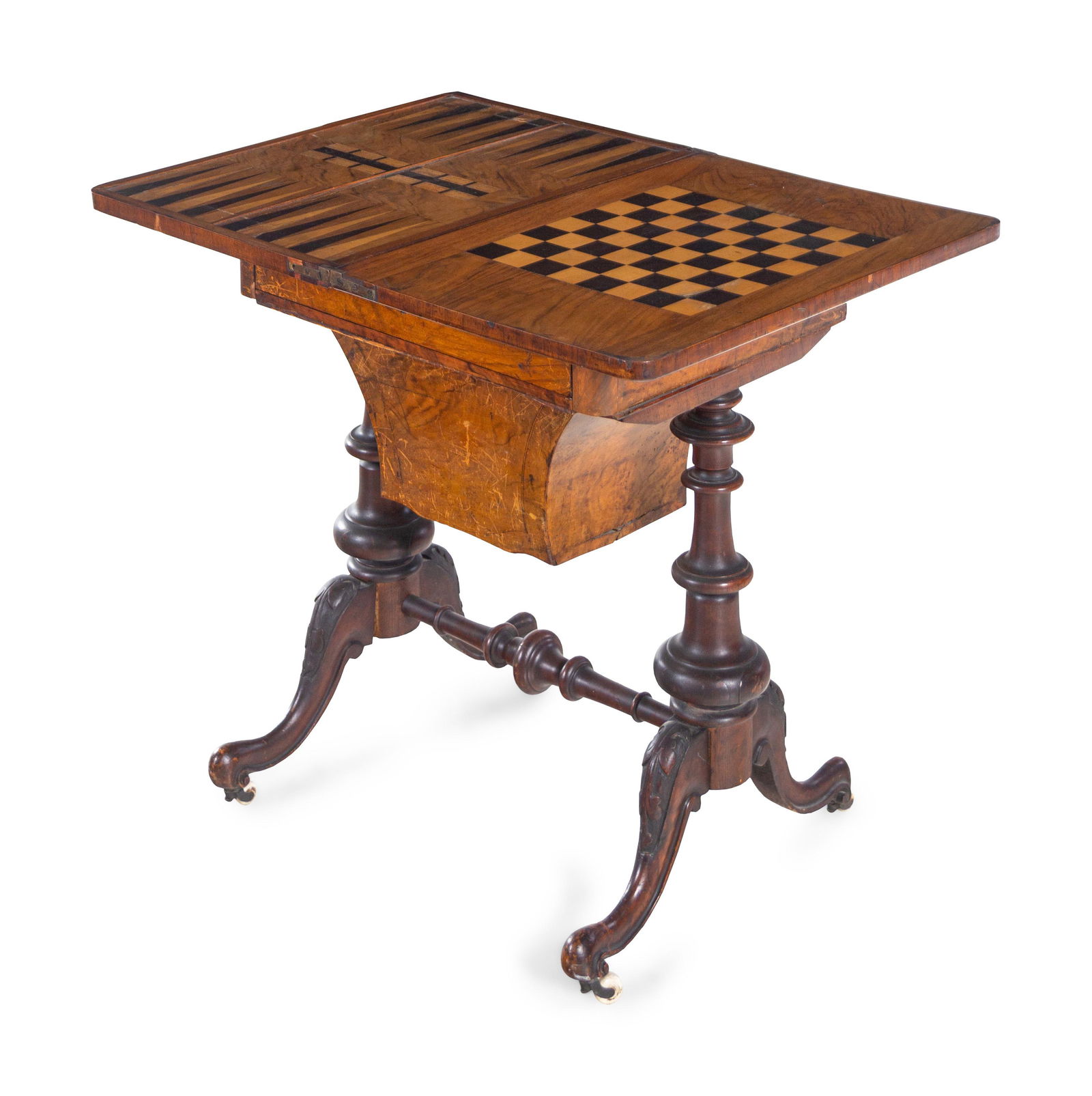 A Late William IV Walnut Game Table (1 of 3)