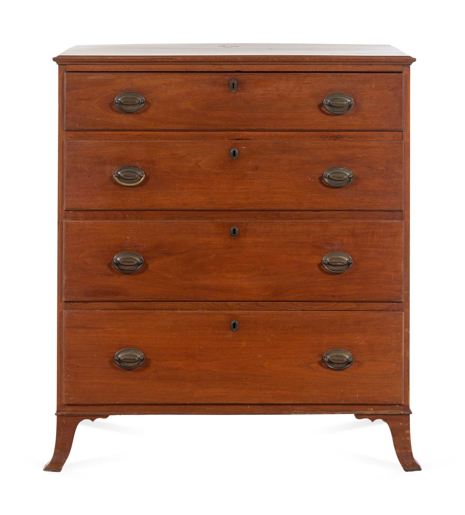 A Federal Cherry Chest of Drawers (1 of 2)