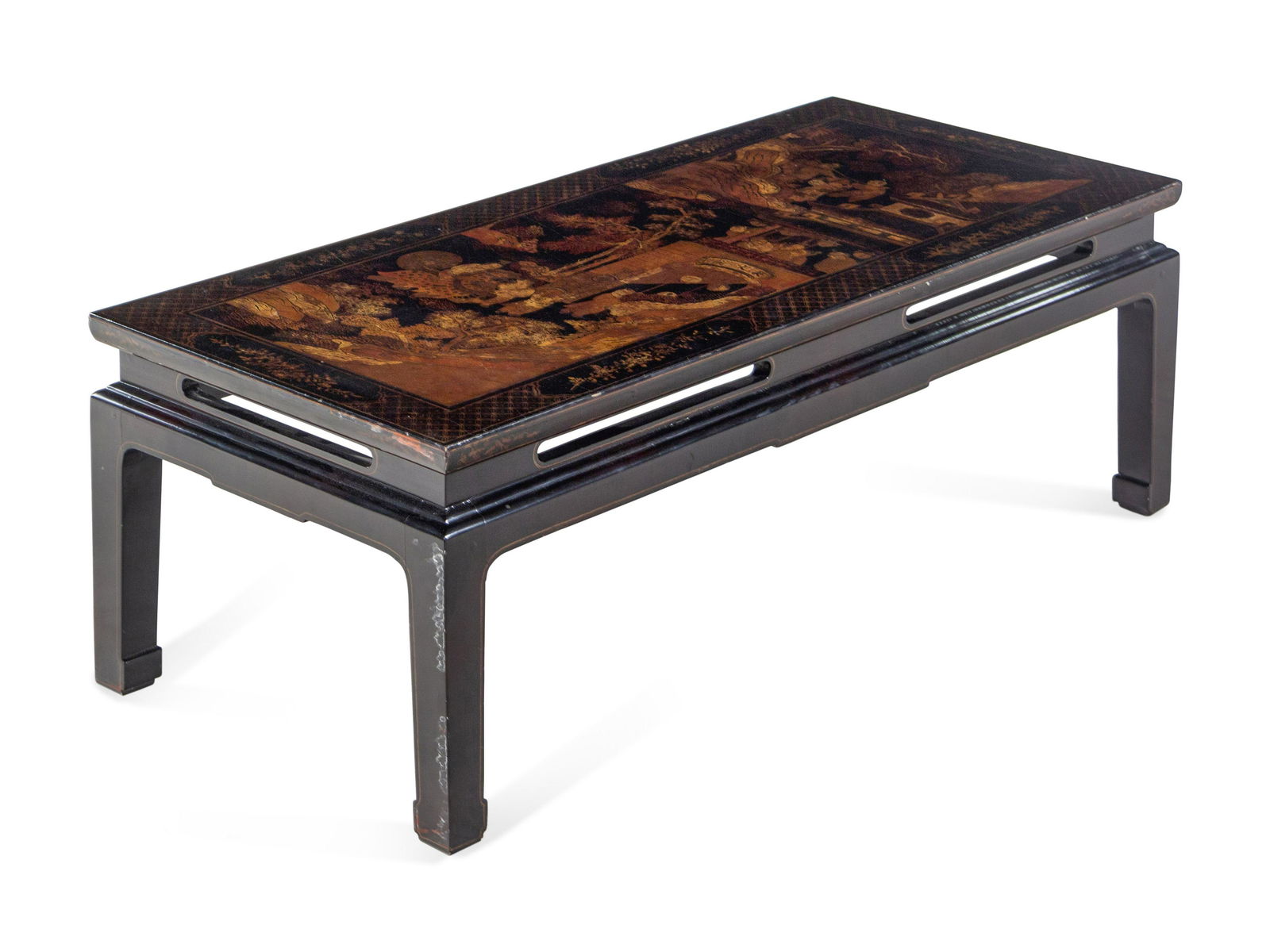 A Chinese Export Black Lacquer Low Table (1 of 2)