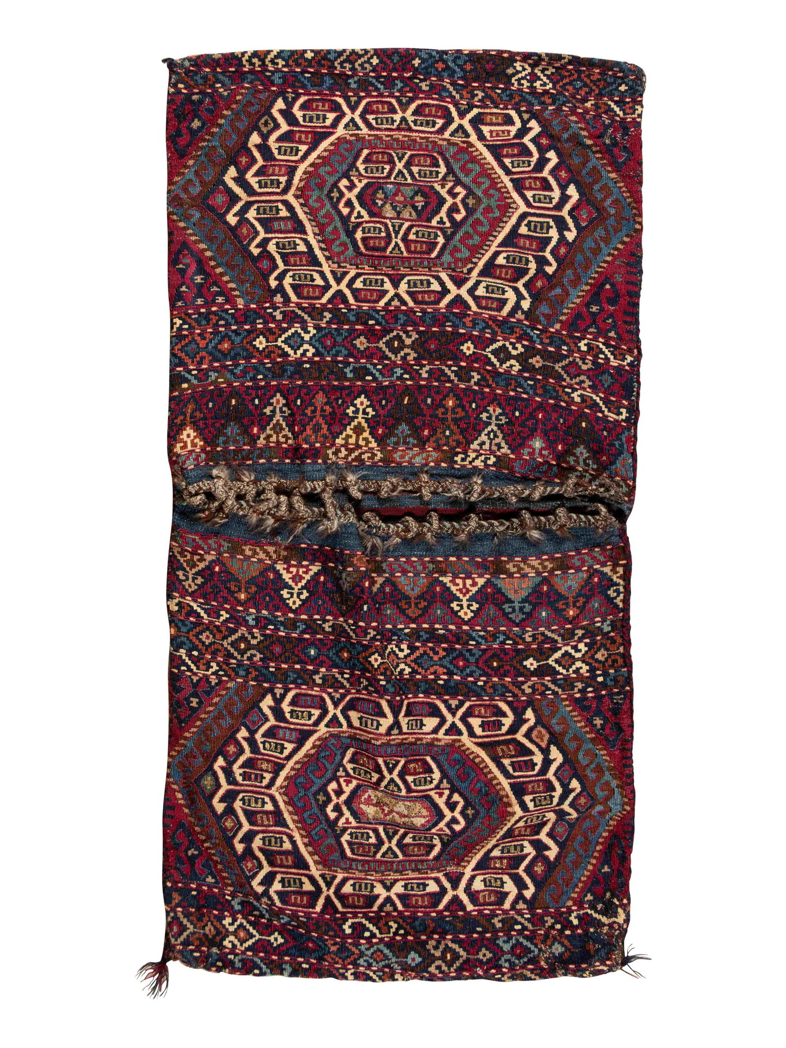 A Pair of Caucasian Soumak Bag Faces (1 of 2)