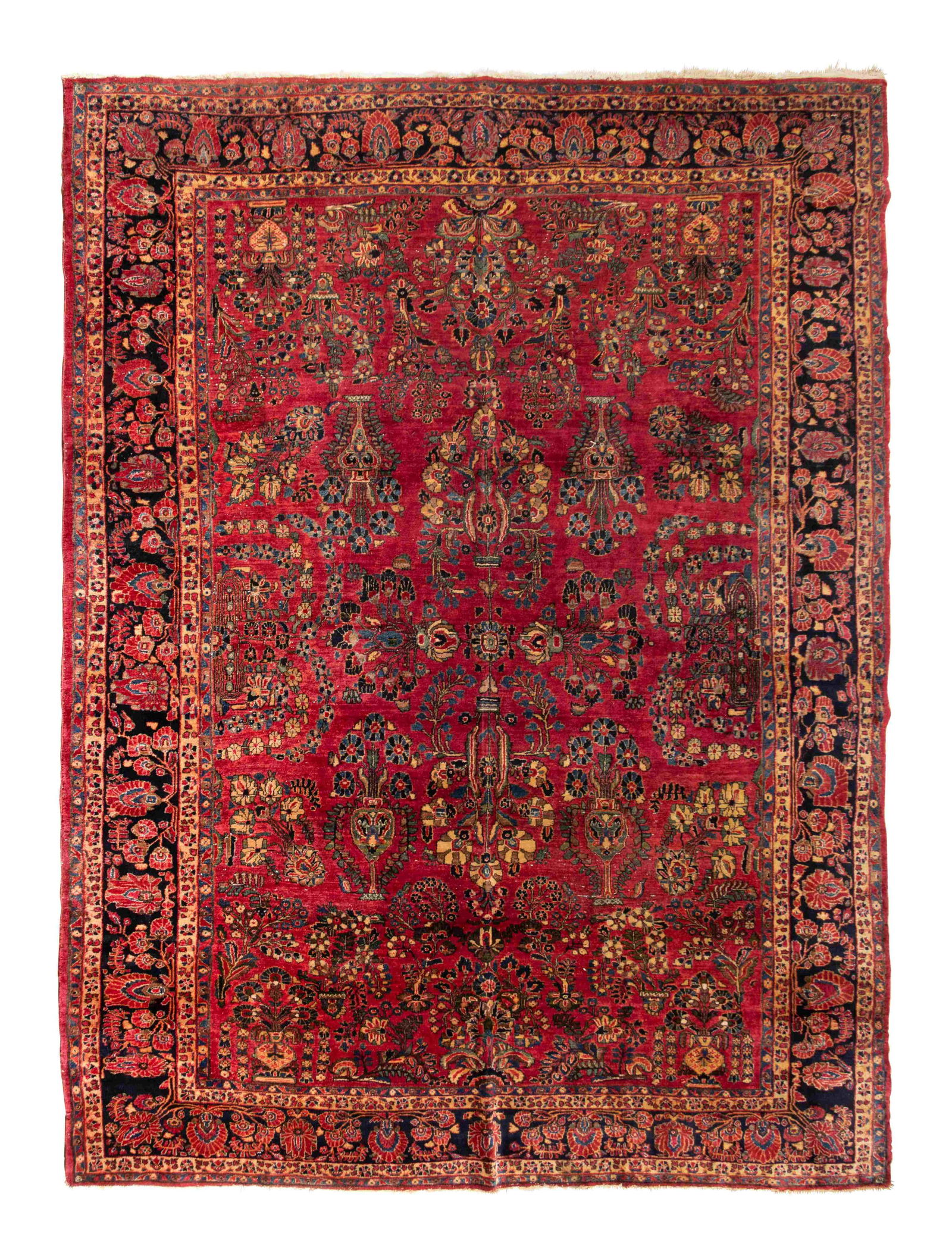 A Sarouk Wool Rug (1 of 3)