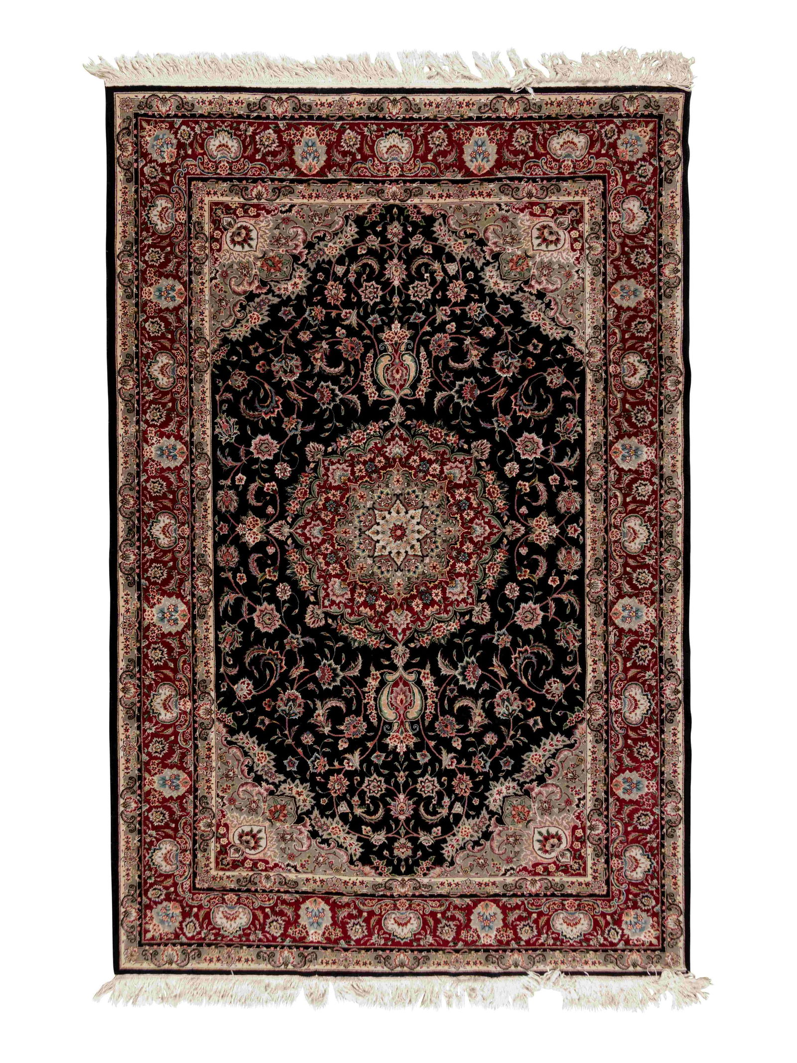 A Qum Wool Rug (1 of 3)