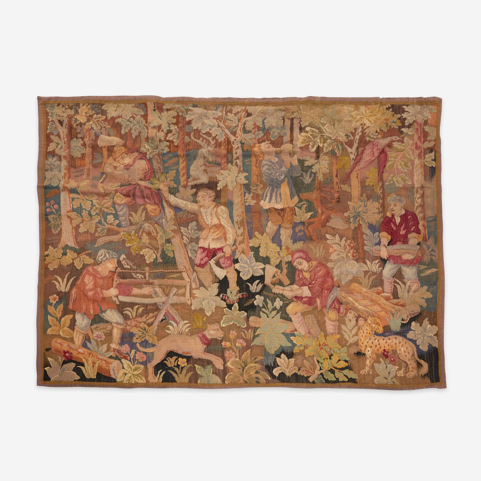 A Flemish Verdure Tapestry Fragment, Late 16th/early (1 of 1)