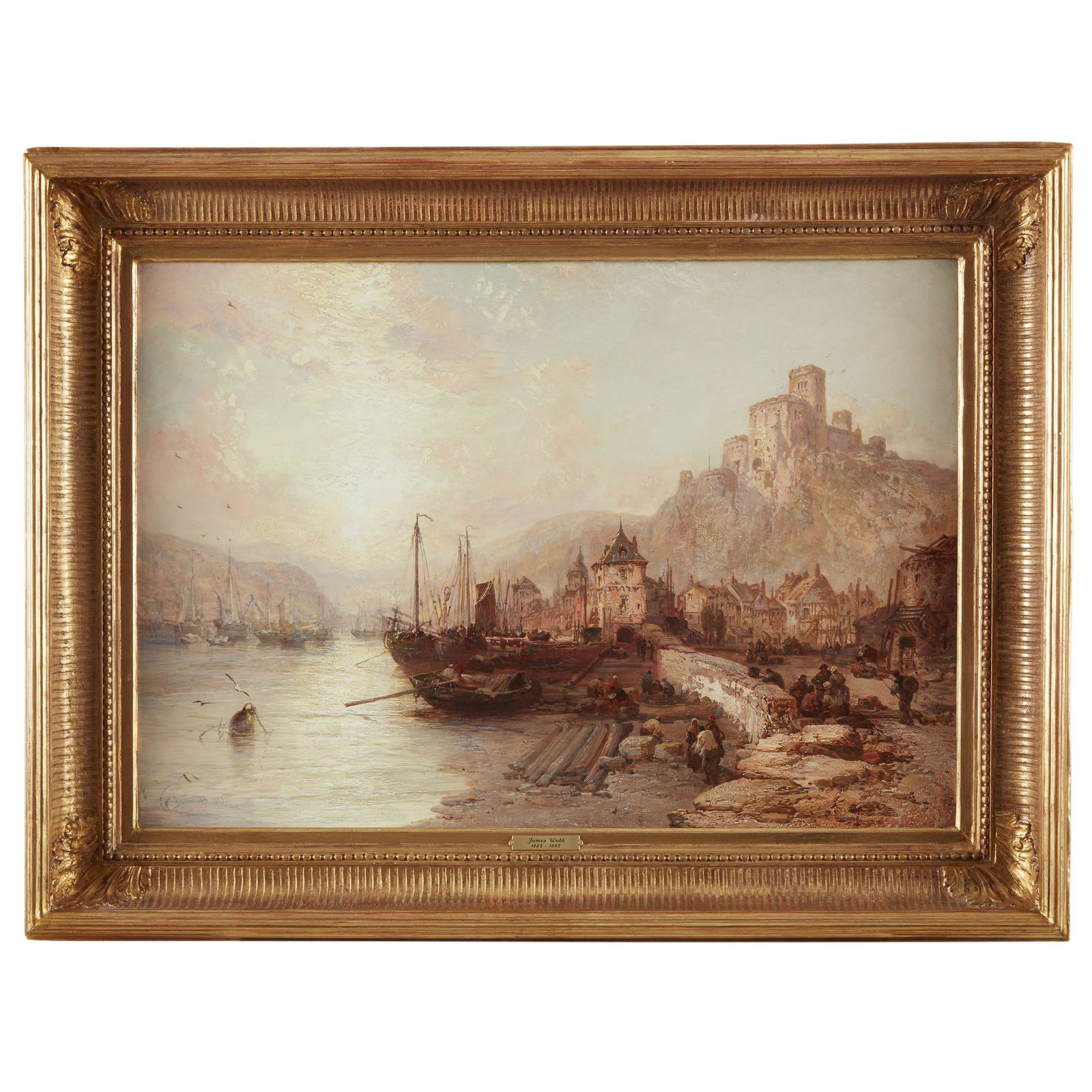 James Webb (British, 1825-1895), , View of Khaub, with (1 of 1)